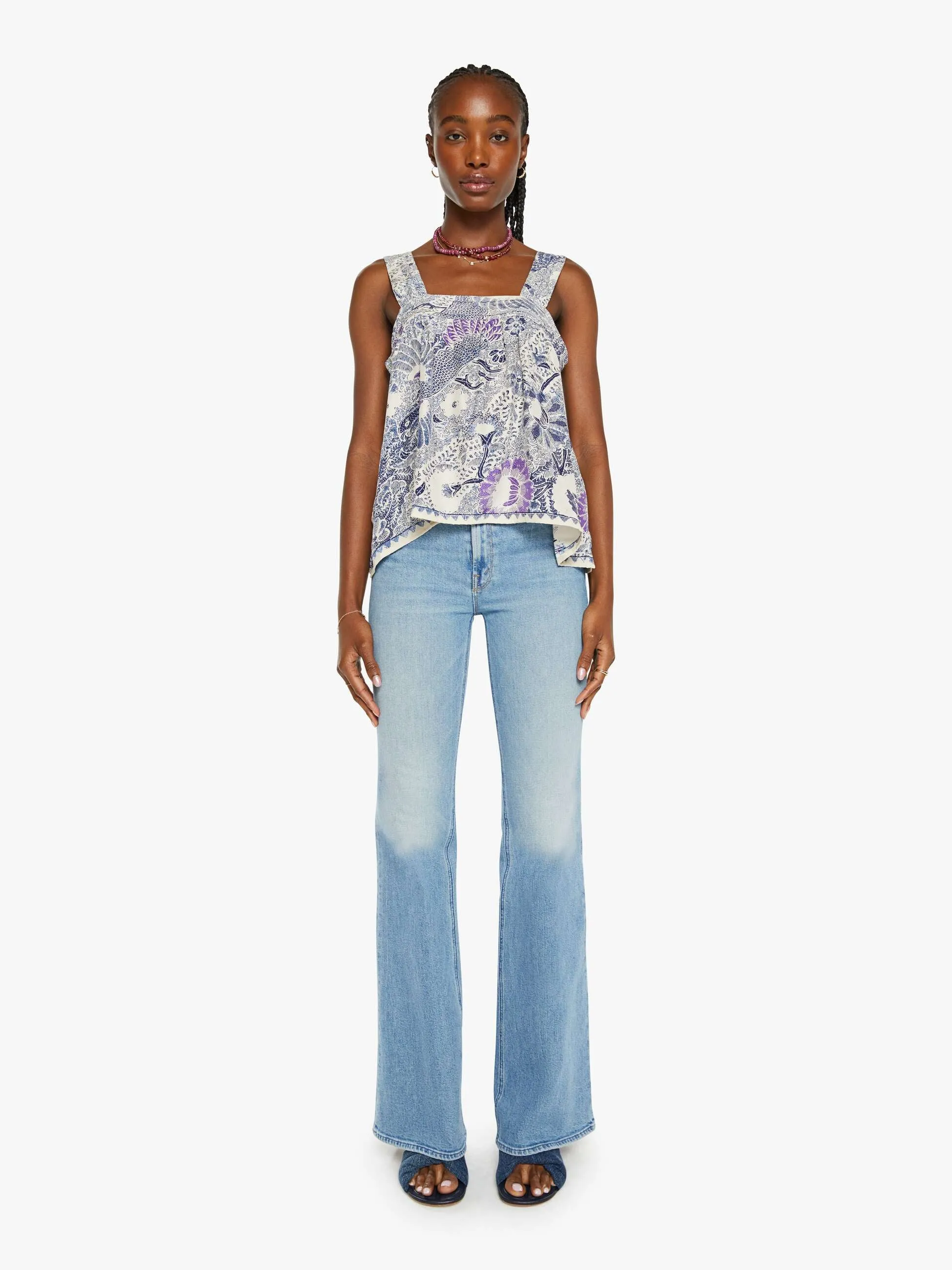 Natalie Martin Jasmine Top - Fly Peacock Fly sold by MOTHER product image thumbnail 5