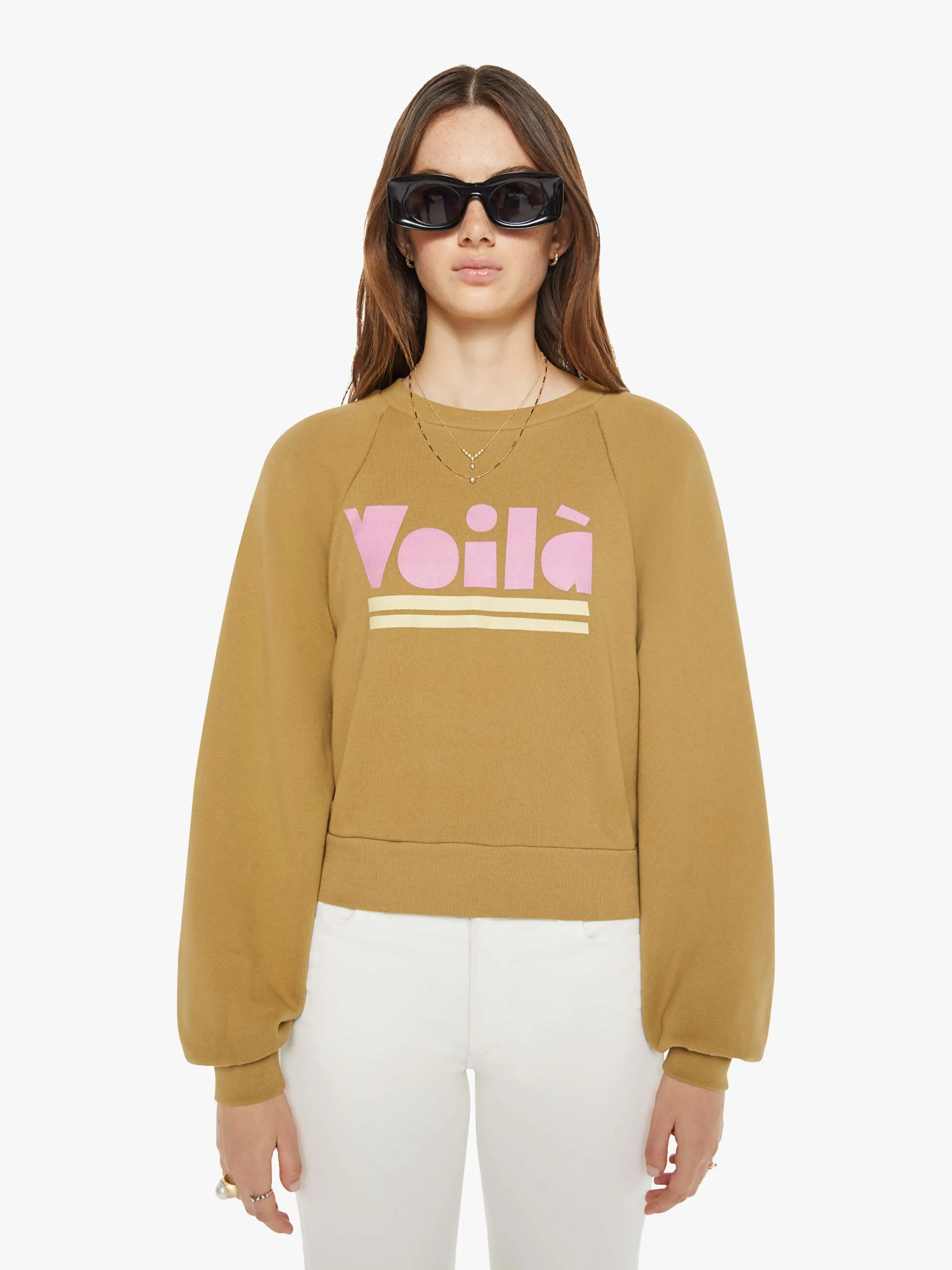 The Racer Seam Pullover - Locked And Loaded sold by MOTHER