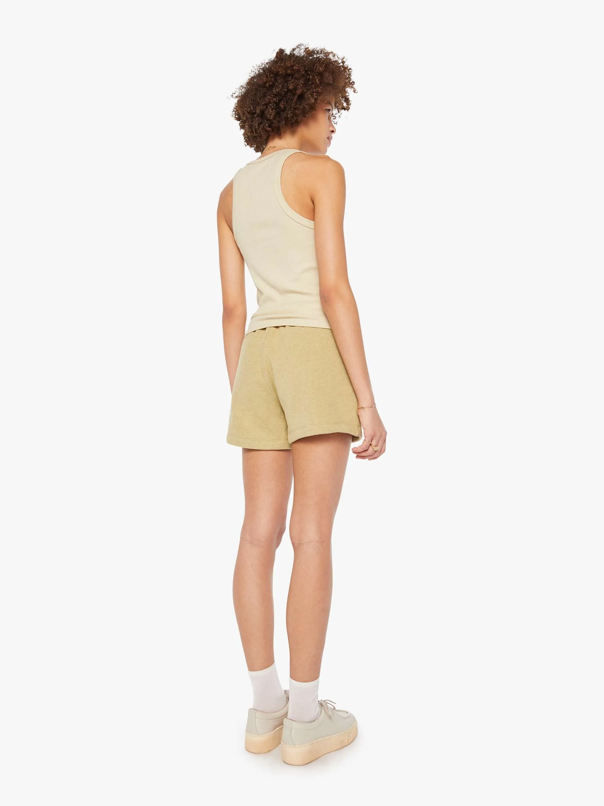 SPRWMN Sweatshorts - Pistachio Melange sold by MOTHER product image thumbnail 4