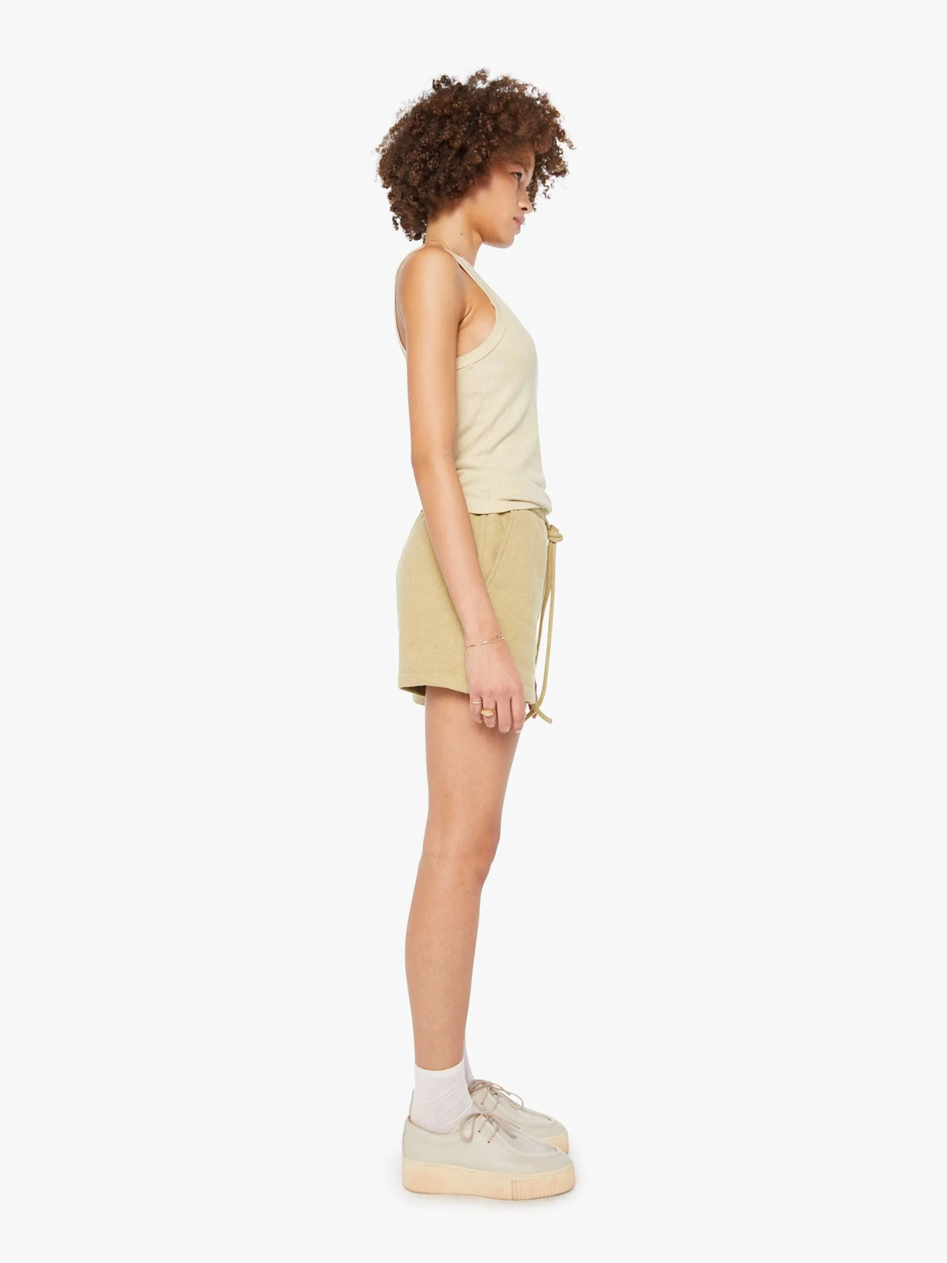 SPRWMN Sweatshorts - Pistachio Melange sold by MOTHER product image thumbnail 3