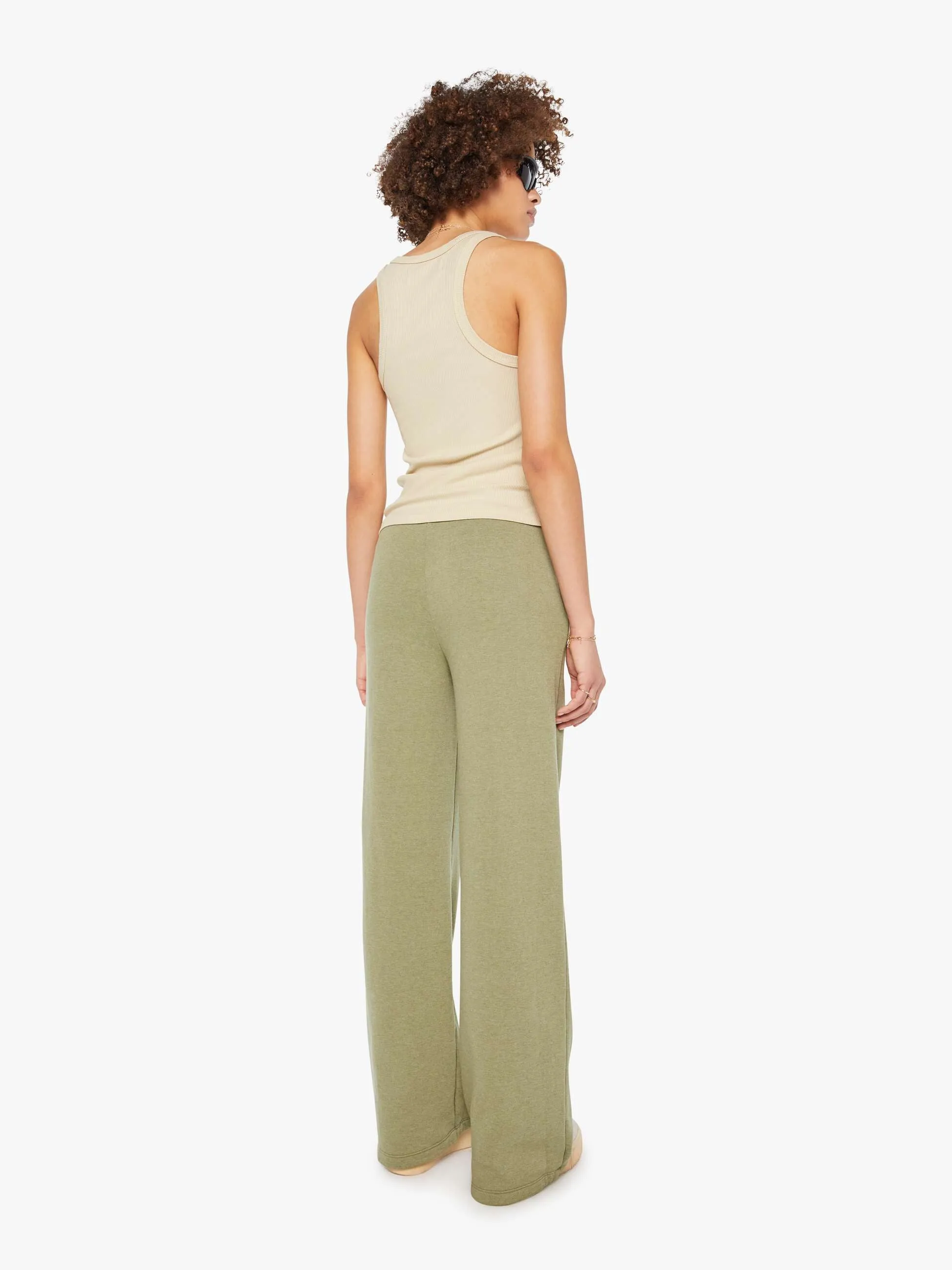 SPRWMN Baggy Sweatpants - Basil sold by MOTHER product image thumbnail 4