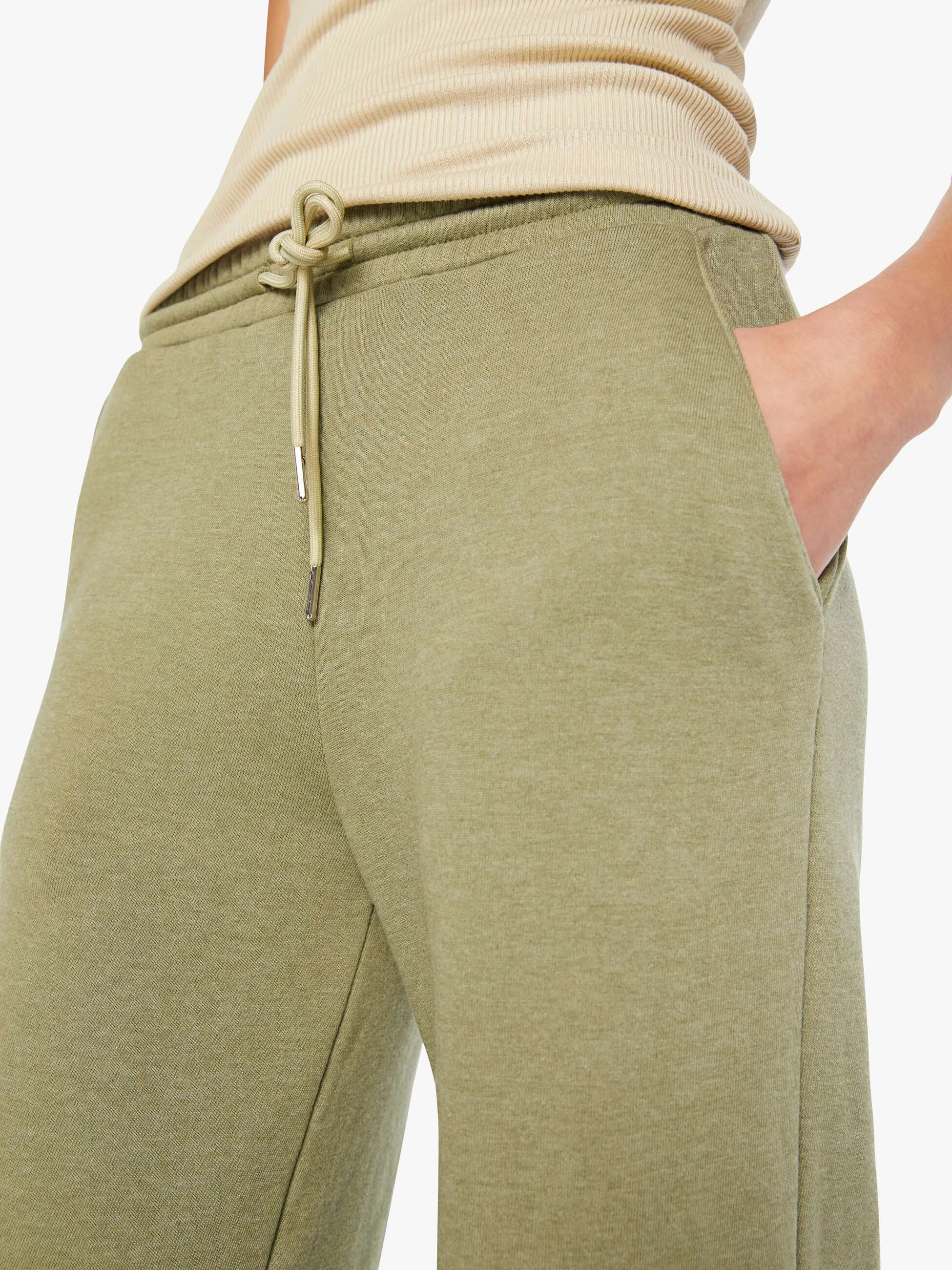 SPRWMN Baggy Sweatpants - Basil sold by MOTHER product image thumbnail 5