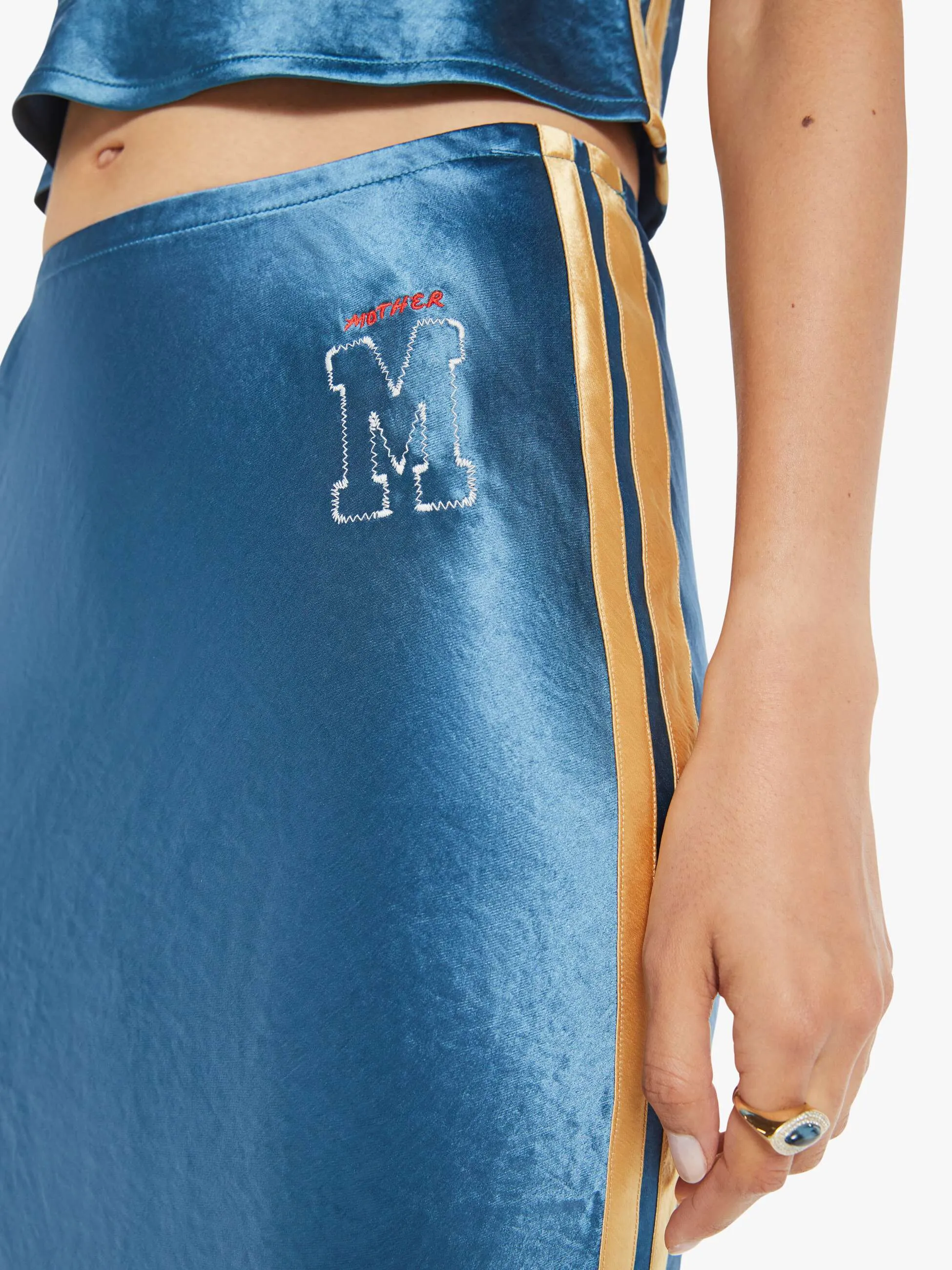 The Athletic Skirt - Marine And Yellow sold by MOTHER product image thumbnail 5