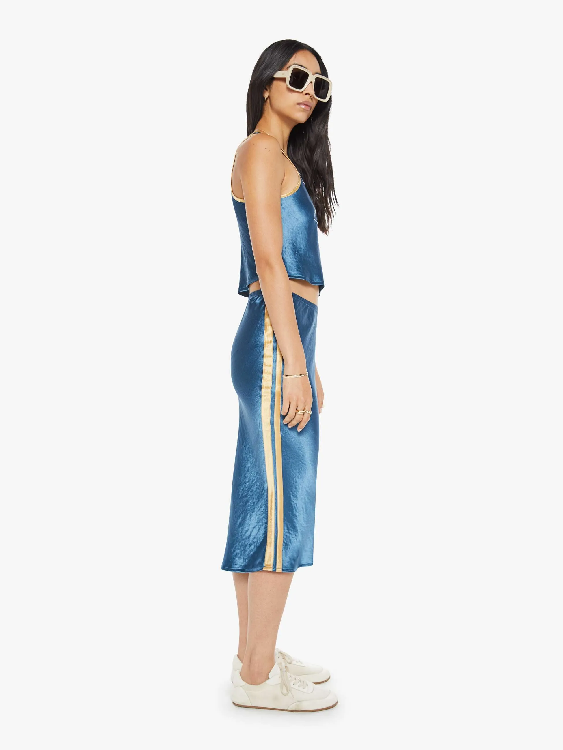 The Athletic Skirt - Marine And Yellow sold by MOTHER product image thumbnail 3
