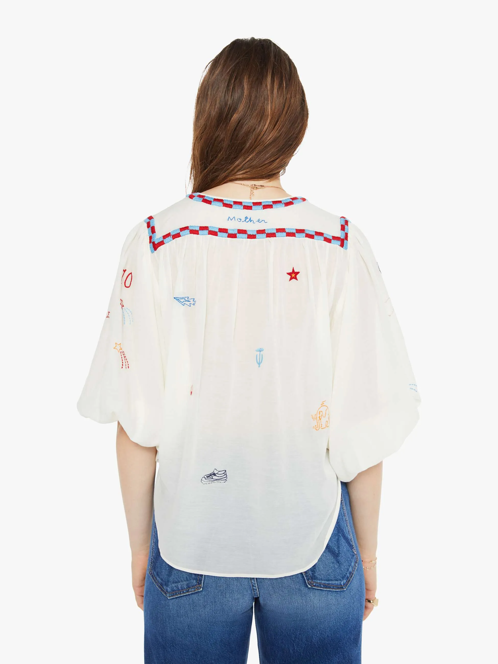 The Breeze Yoke Top - Last Lap sold by MOTHER product image thumbnail 4