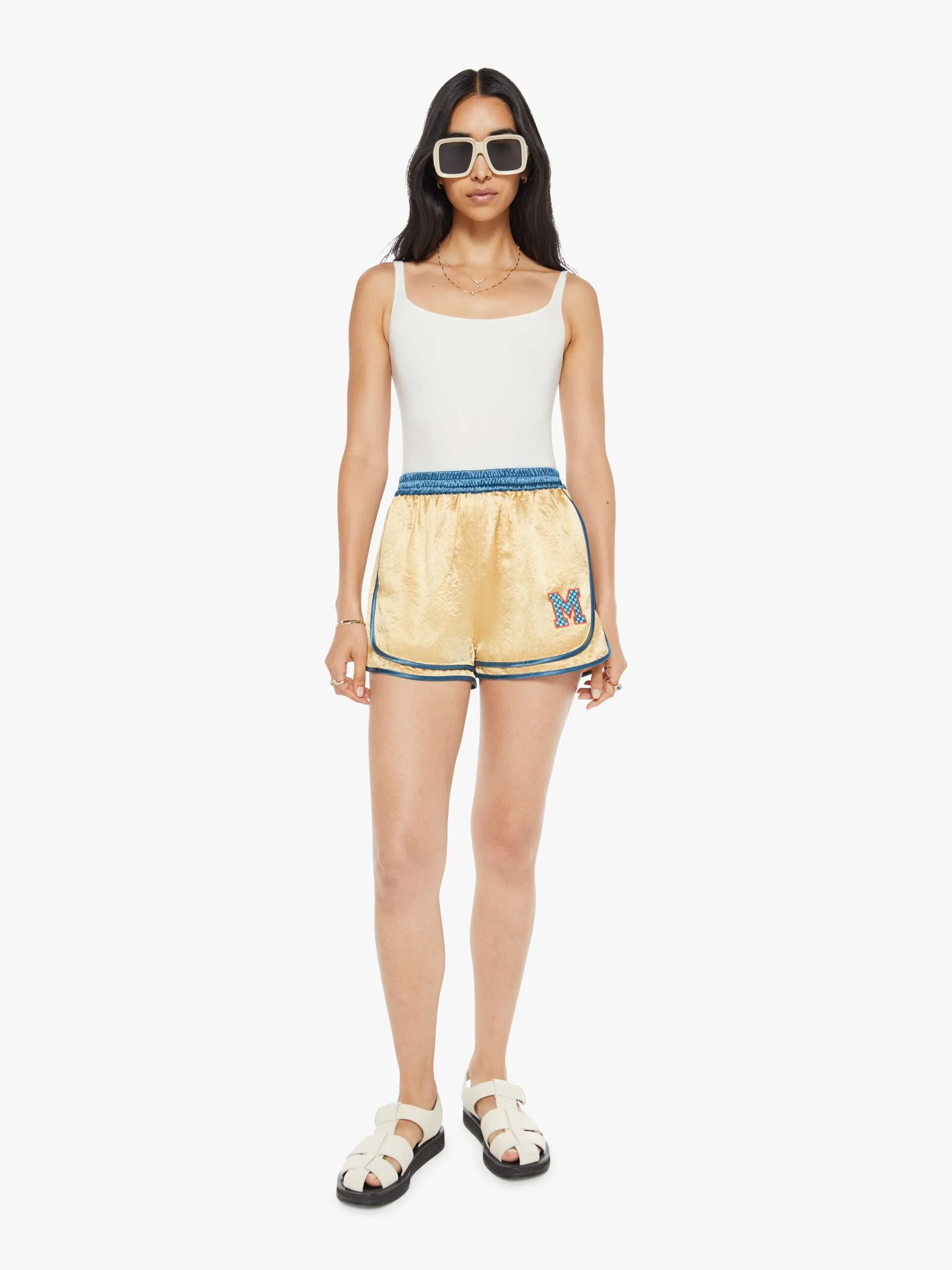 The Fight Night Short - Yellow And Marine sold by MOTHER product image thumbnail 2