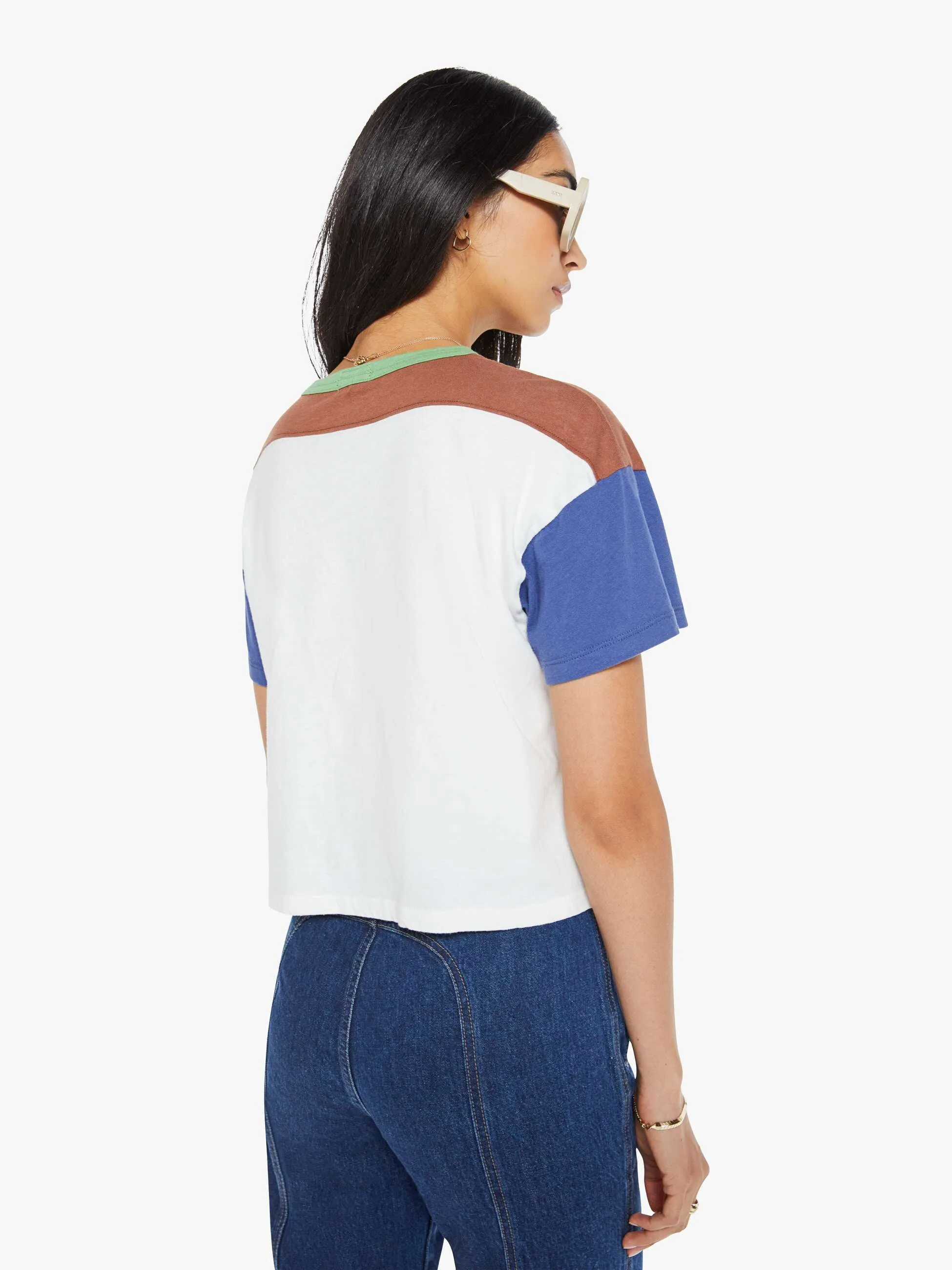 The Grab Bag Crop Yoke - Girl's Swimming sold by MOTHER product image thumbnail 4