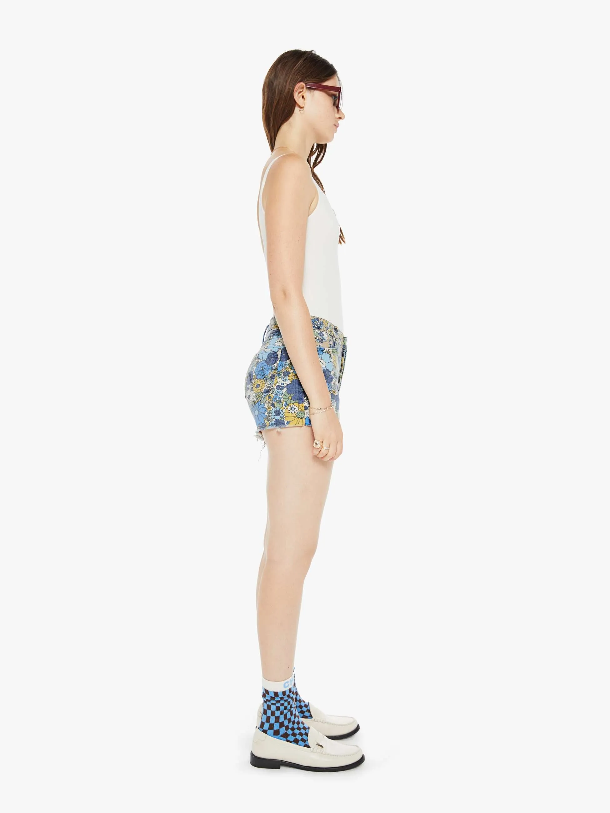 The Tomcat Kick Fray Short - Dirtbike Flowers sold by MOTHER product image thumbnail 3