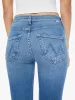 The Mid Rise Dazzler Crop - Ready, Set, Go! sold by MOTHER