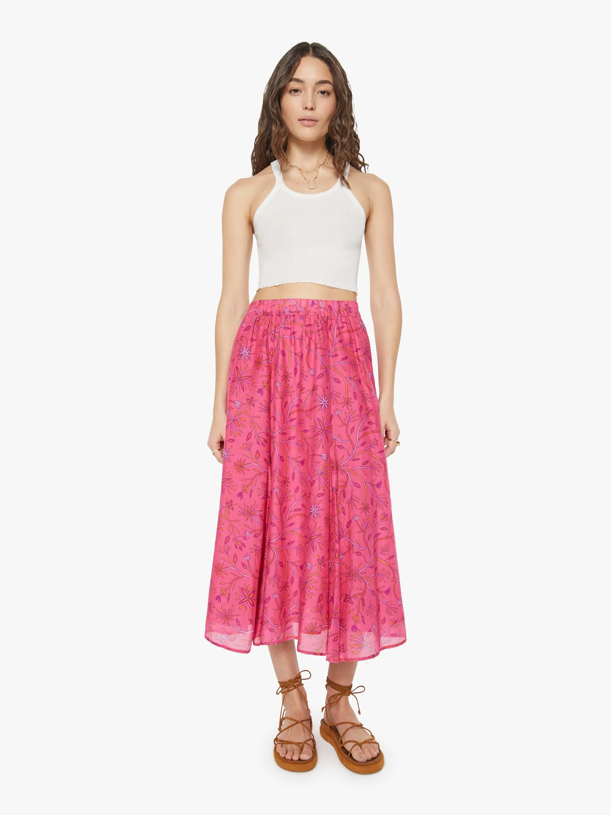 XiRENA Roxane Skirt - Fuchsia Melon sold by MOTHER product image thumbnail 2