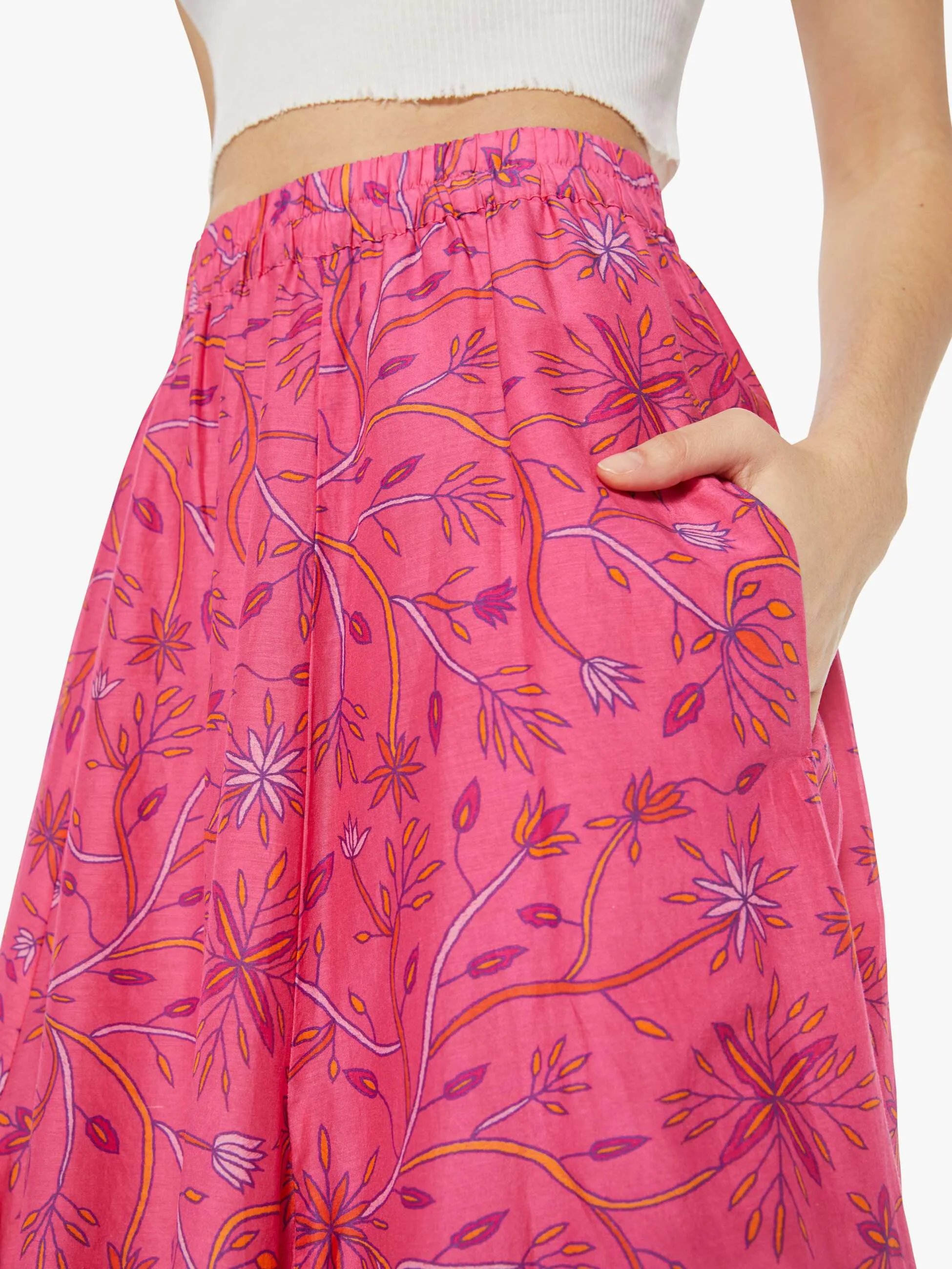 XiRENA Roxane Skirt - Fuchsia Melon sold by MOTHER product image thumbnail 5