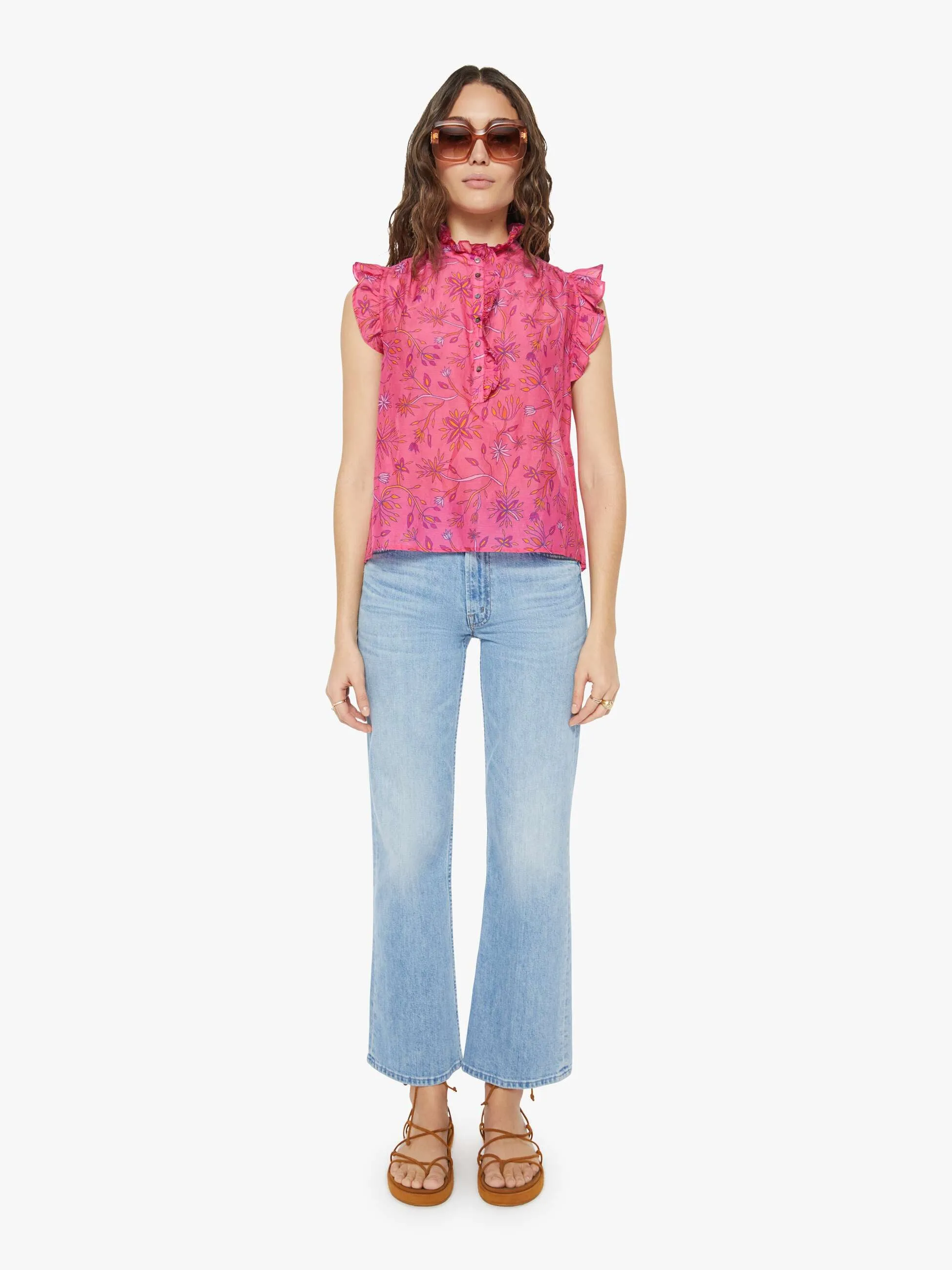 XiRENA Brenna Top - Fuchsia Melon sold by MOTHER product image thumbnail 5