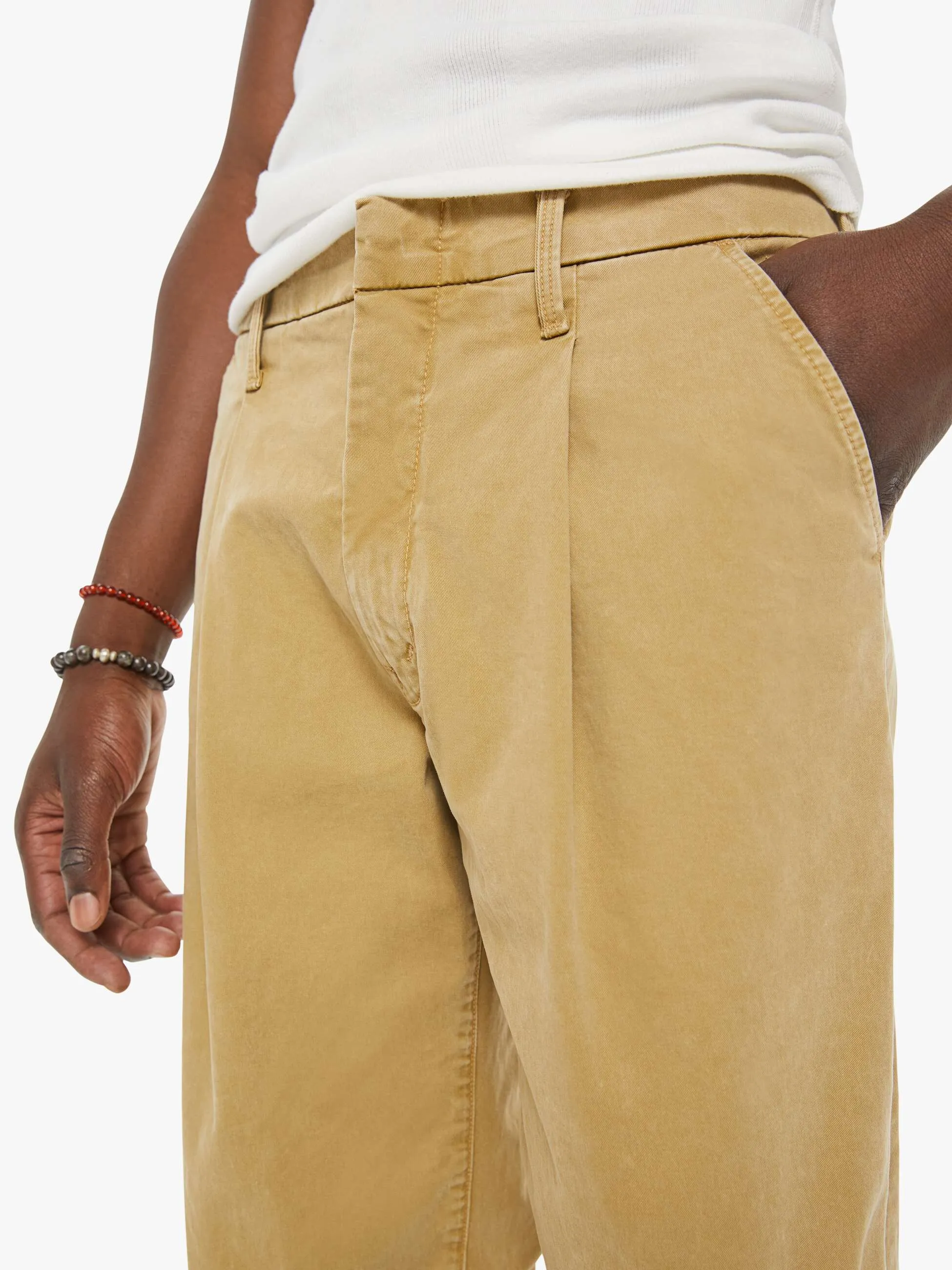 The Pleated Big Shot Prep - Khaki sold by MOTHER product image thumbnail 5