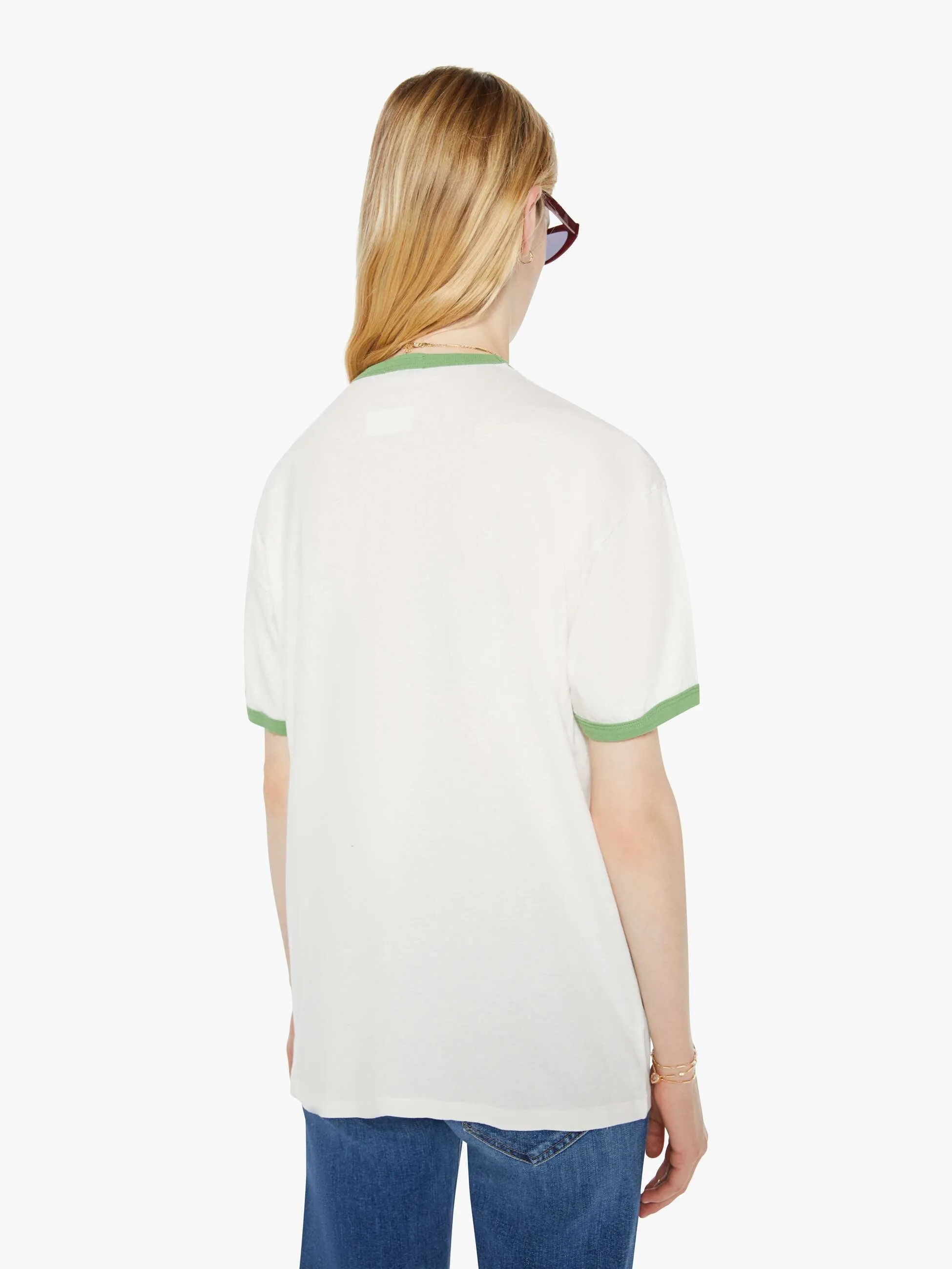The Lowdown Ringer Tee - First In Charge sold by MOTHER product image thumbnail 3