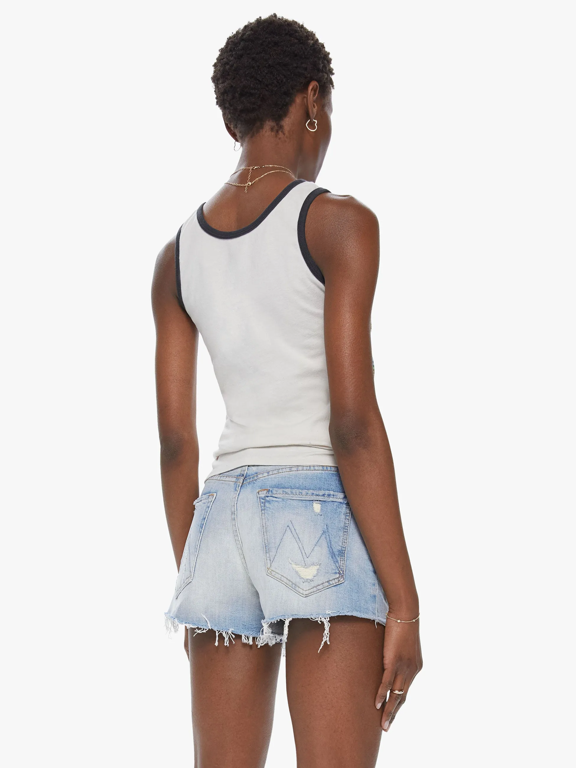 MadeWorn Stevie Nicks Tank Top - White sold by MOTHER product image thumbnail 4