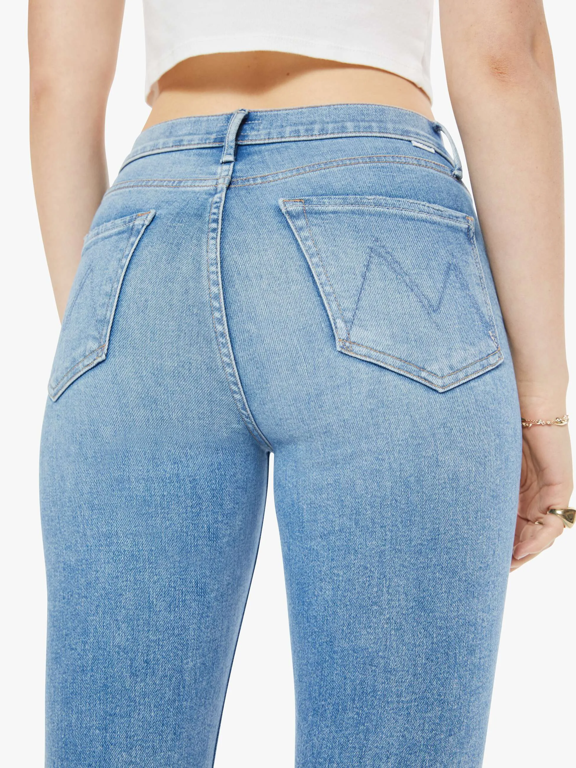 High Waisted Rascal Flood - Eye Of The Tiger sold by MOTHER product image thumbnail 5