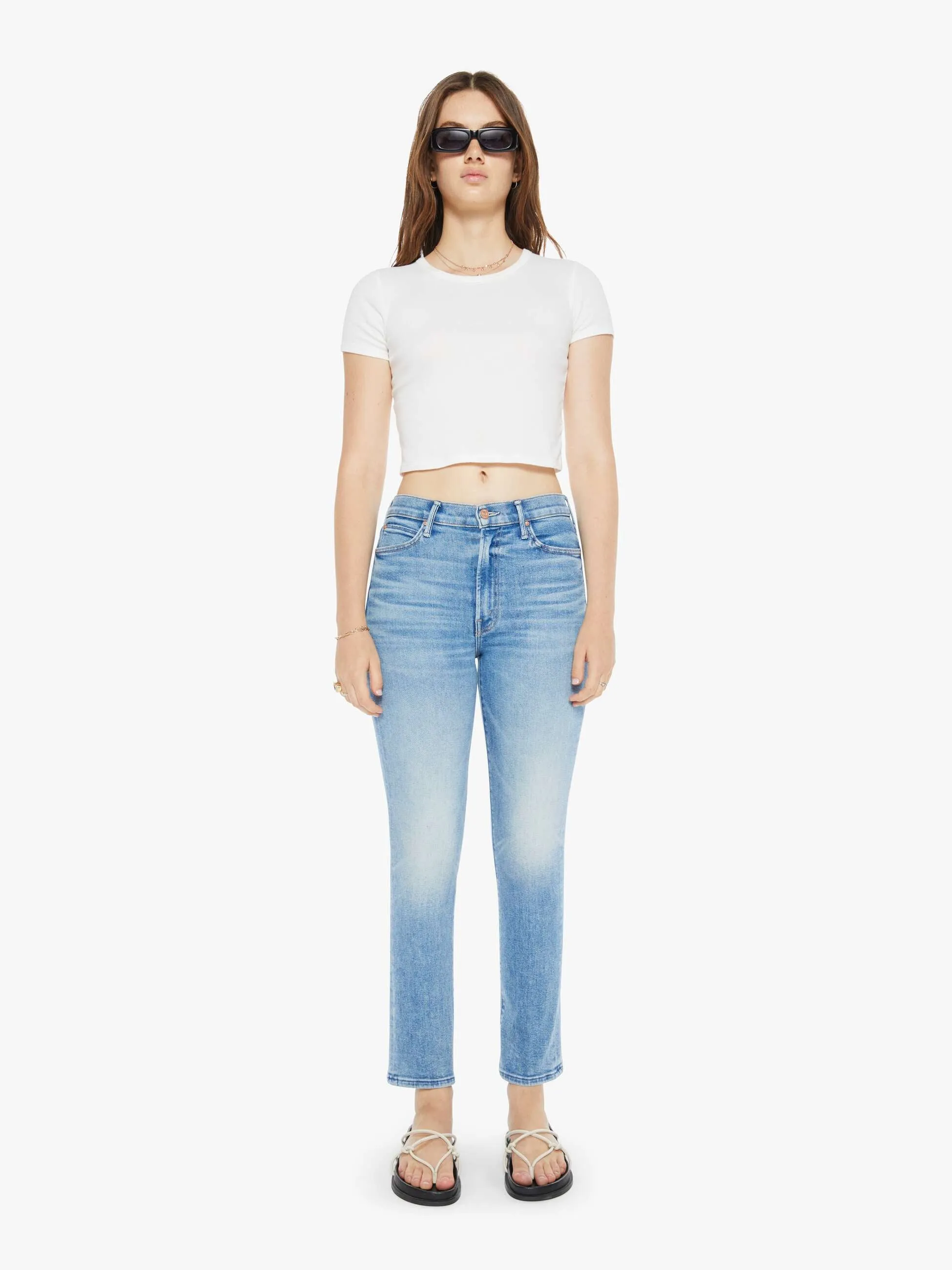 High Waisted Rascal Flood - Eye Of The Tiger sold by MOTHER product image thumbnail 2