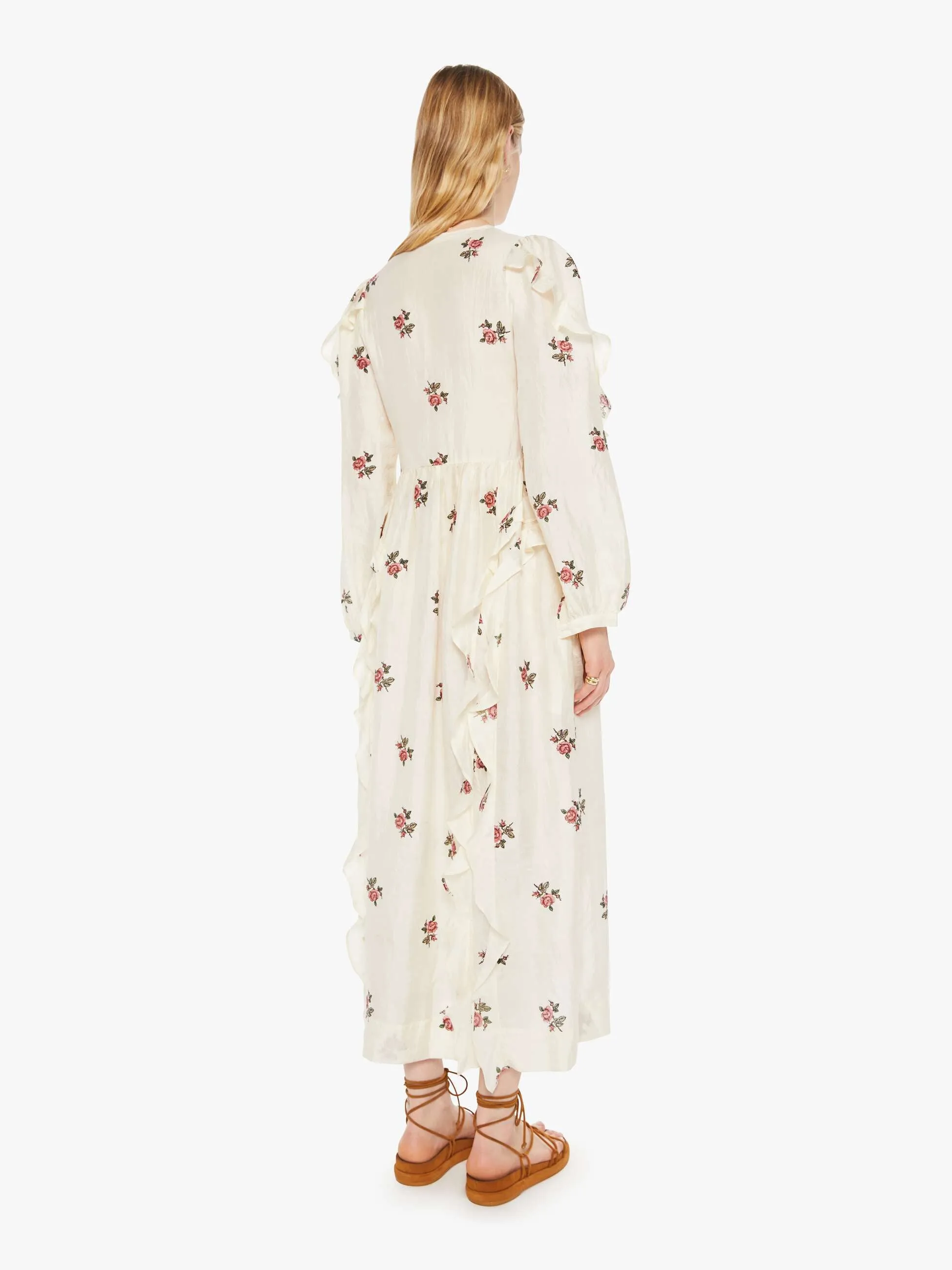 Alix Of Bohemia Lina Dress - Rosebud sold by MOTHER product image thumbnail 3