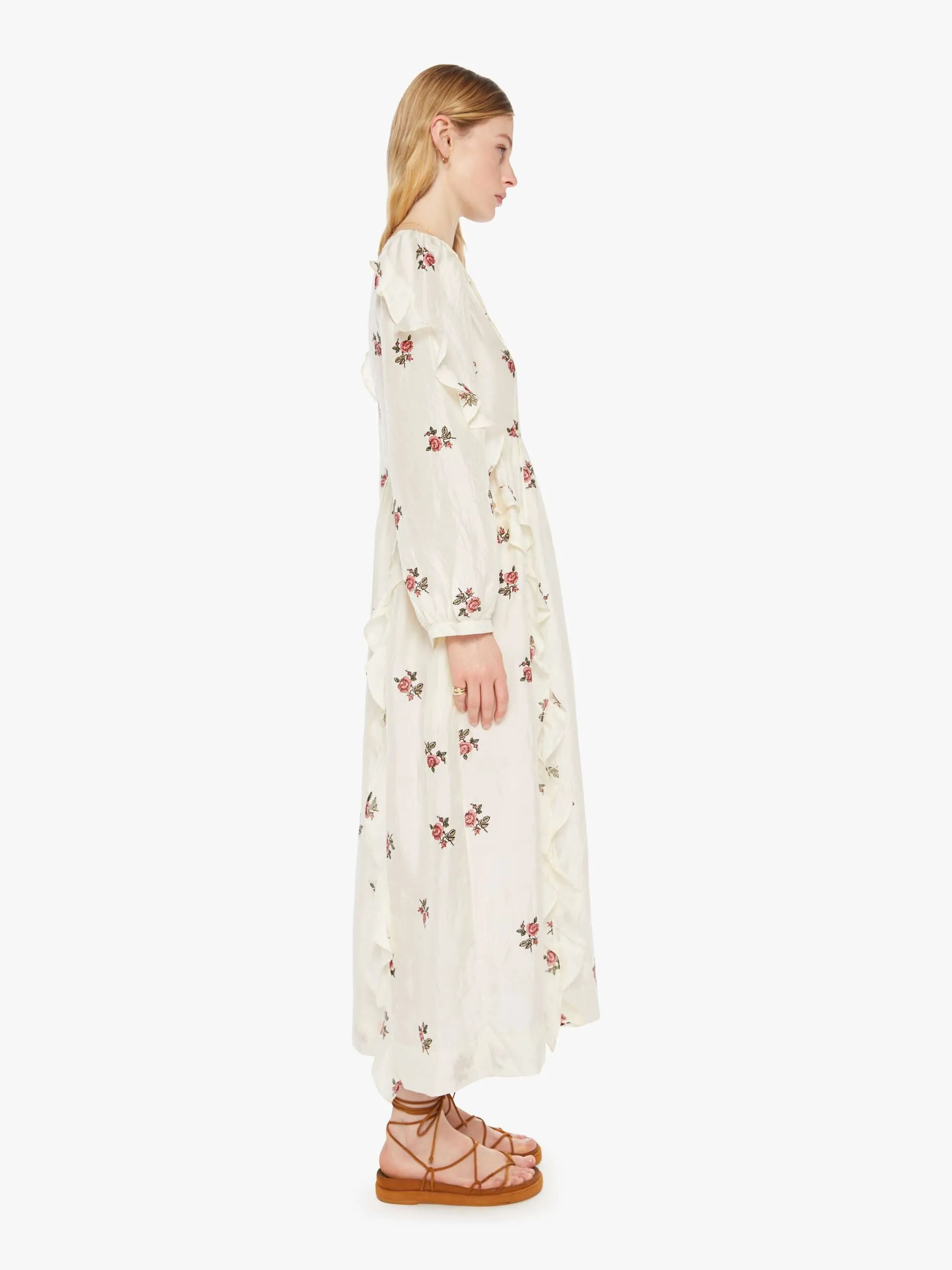 Alix Of Bohemia Lina Dress - Rosebud sold by MOTHER product image thumbnail 2