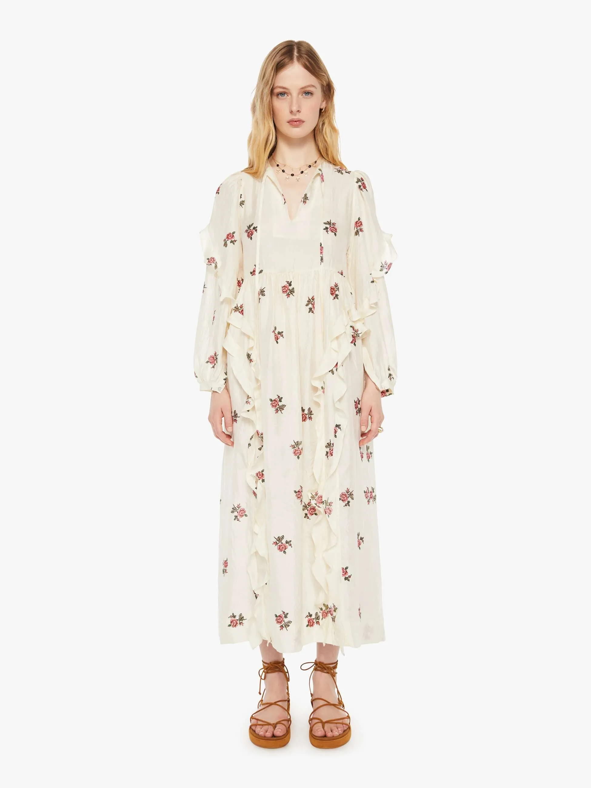 Alix Of Bohemia Lina Dress - Rosebud sold by MOTHER