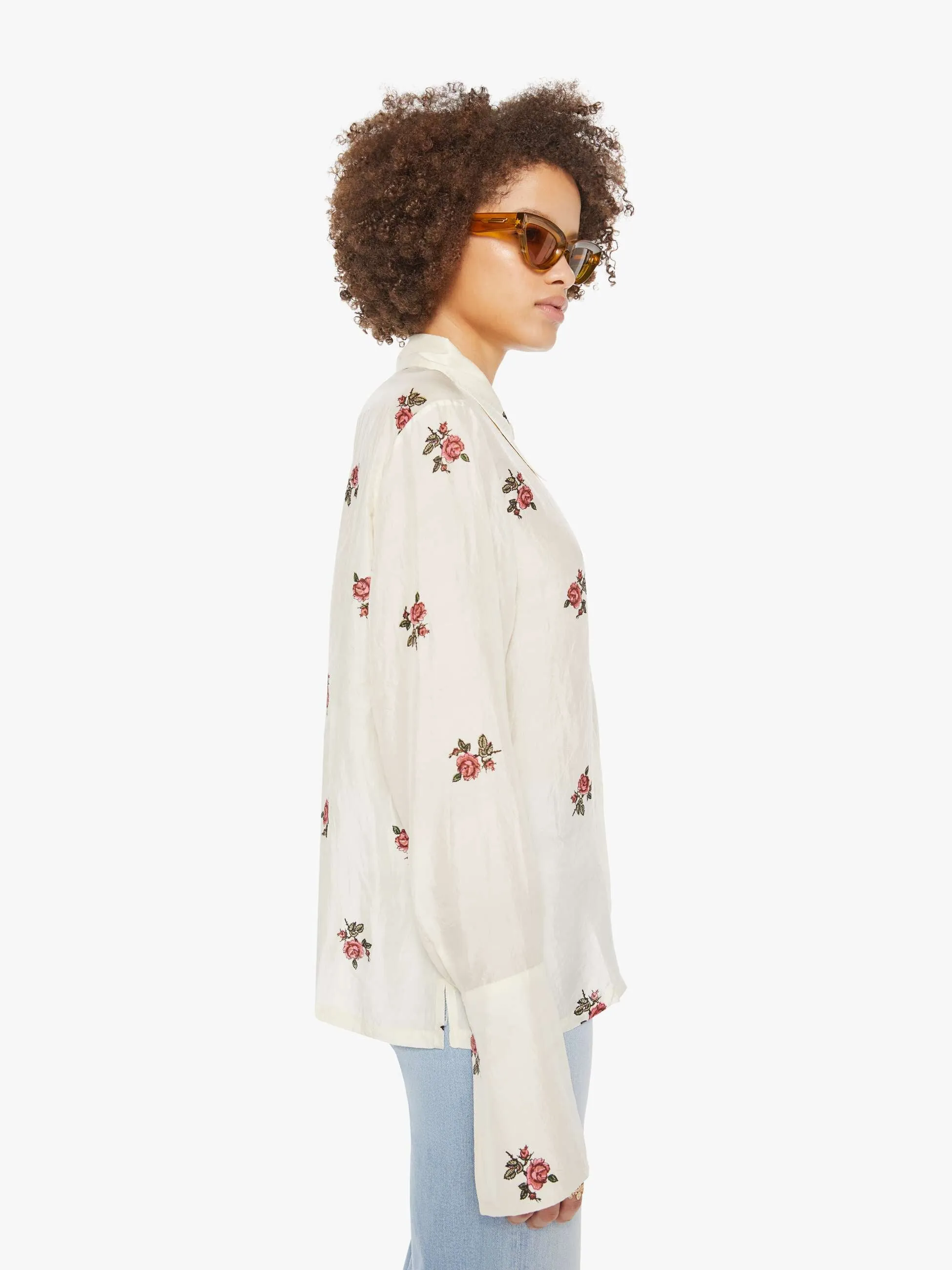 Alix Of Bohemia Dana Shirt - Rosebud sold by MOTHER product image thumbnail 2
