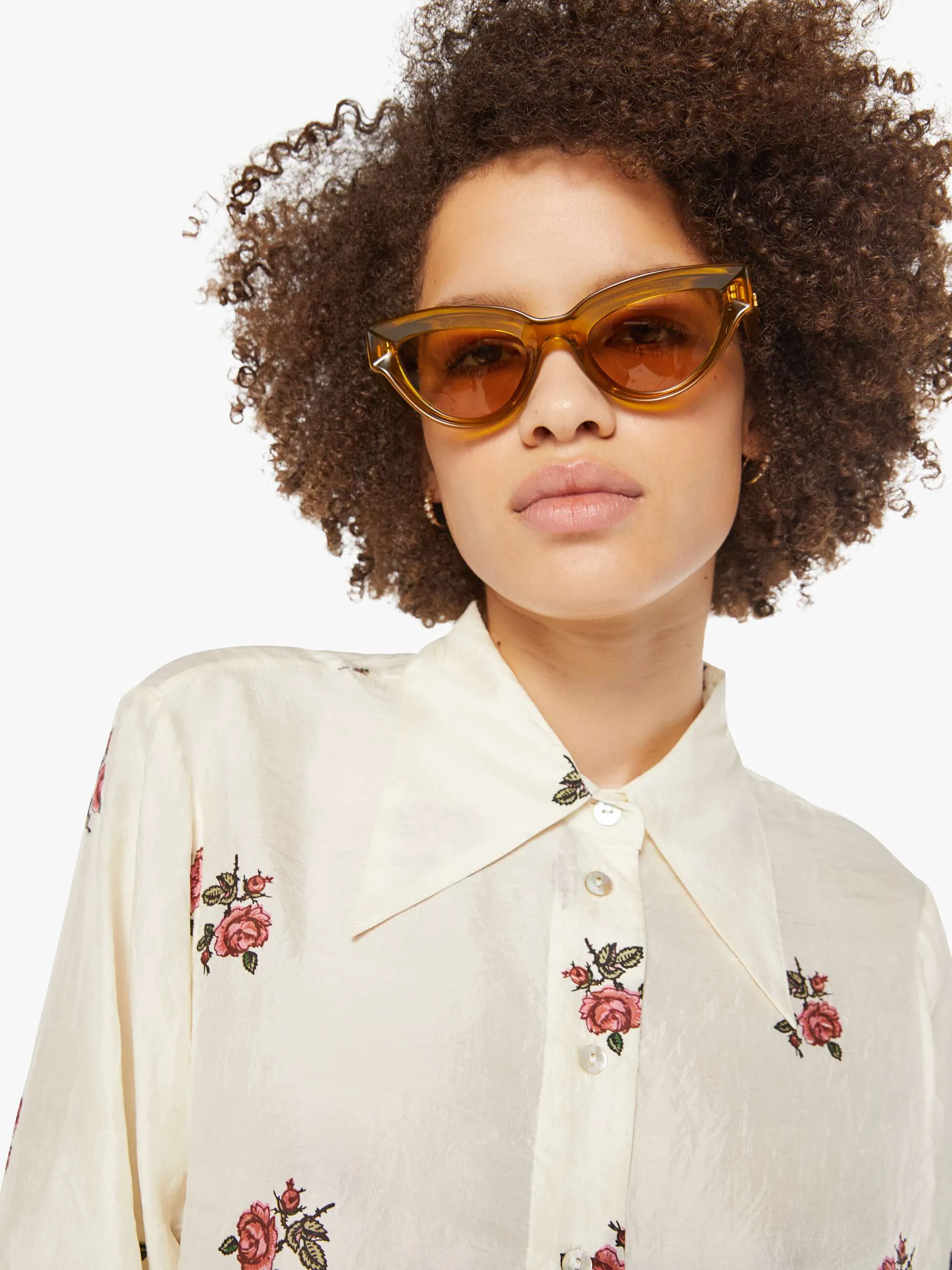 Alix Of Bohemia Dana Shirt - Rosebud sold by MOTHER product image thumbnail 5