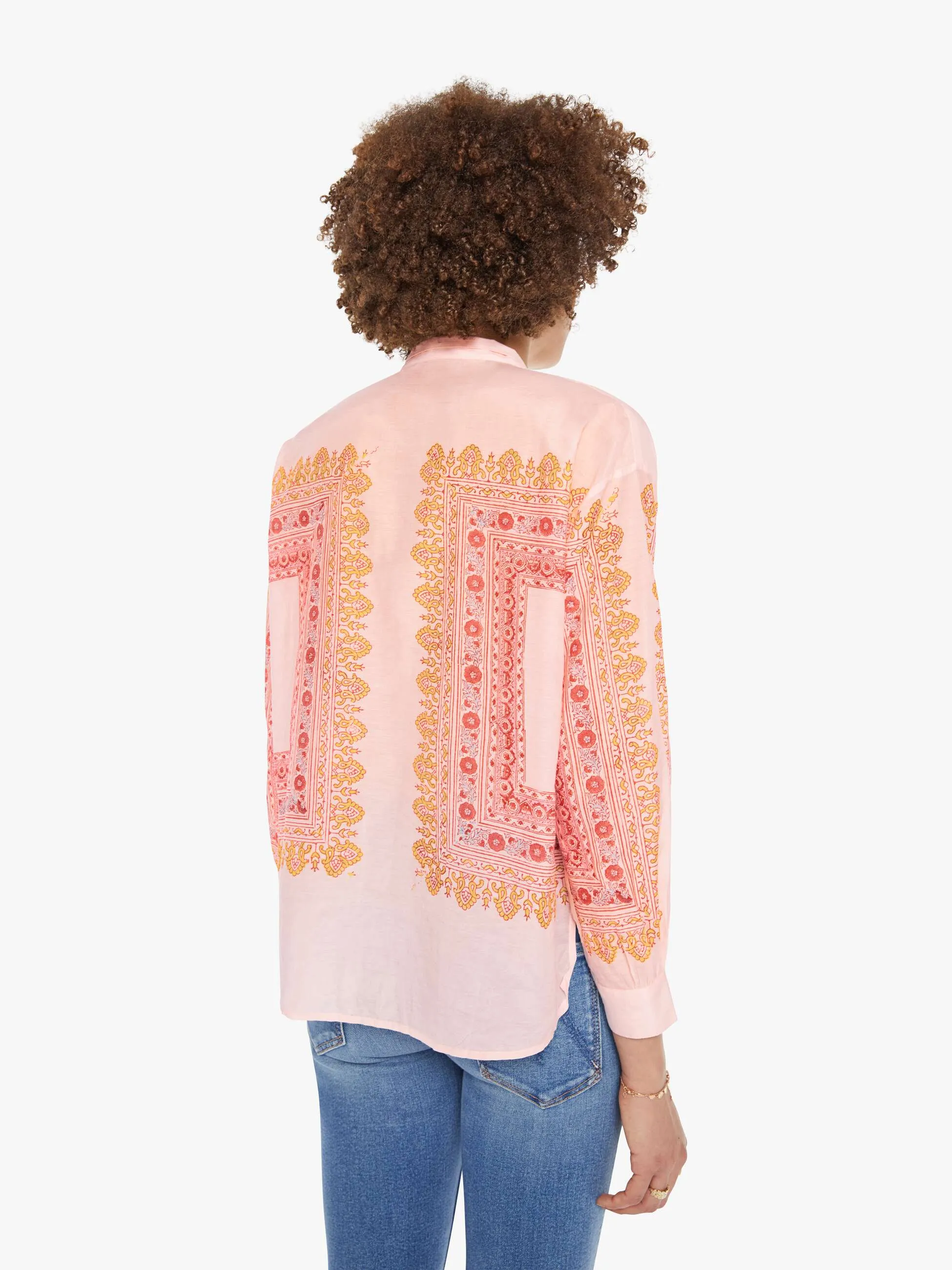 Alix Of Bohemia Kiki Shirt - Blush Tile sold by MOTHER product image thumbnail 3