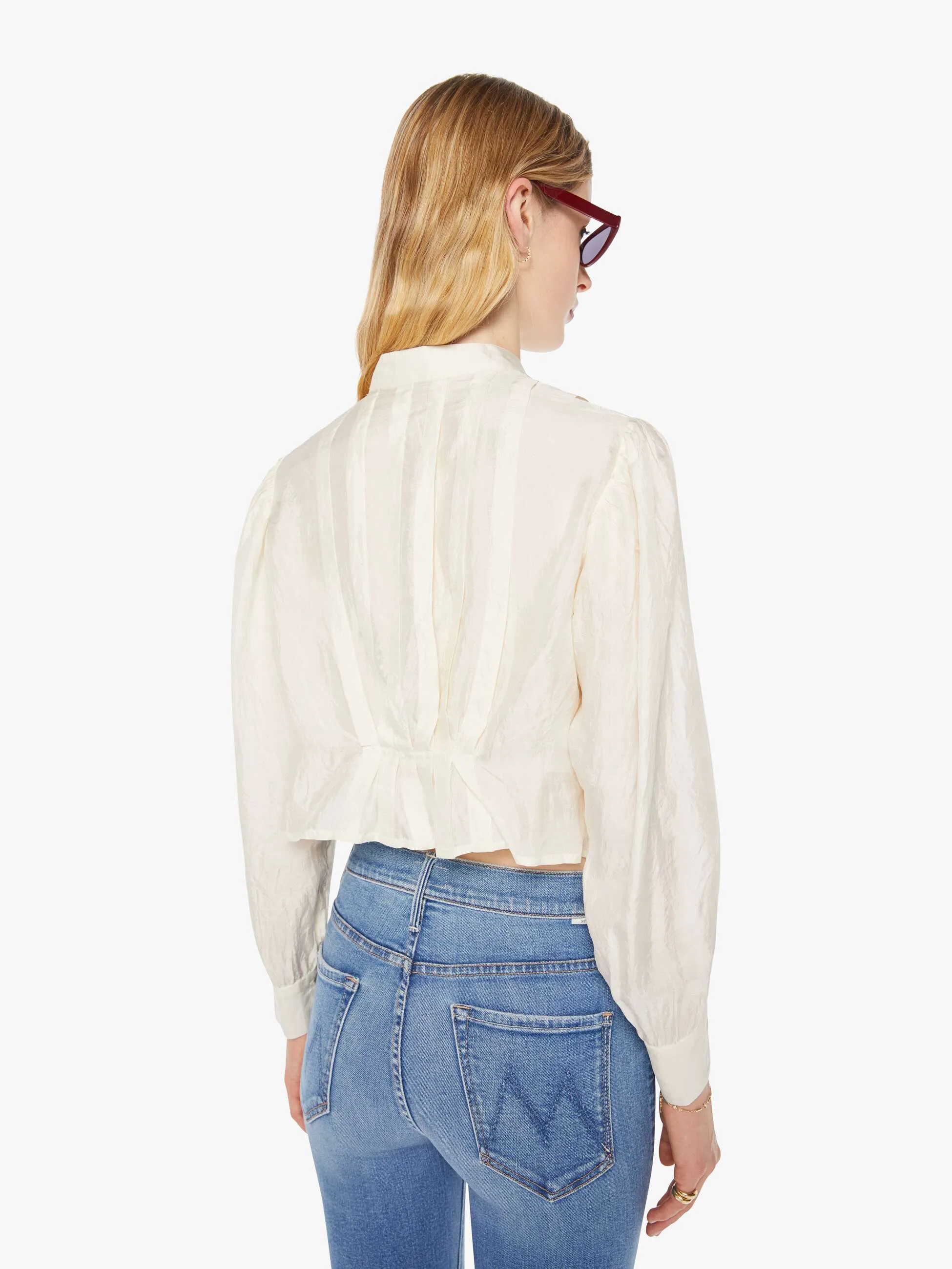 Alix Of Bohemia Ryland Shirt - Pearl sold by MOTHER product image thumbnail 3