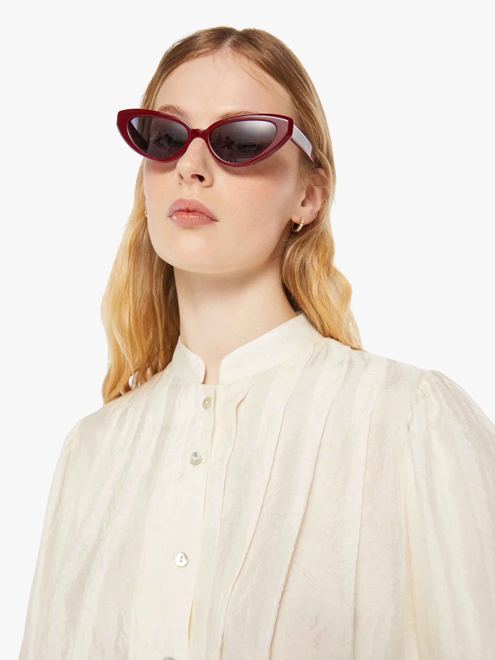 Alix Of Bohemia Ryland Shirt - Pearl sold by MOTHER product image thumbnail 5