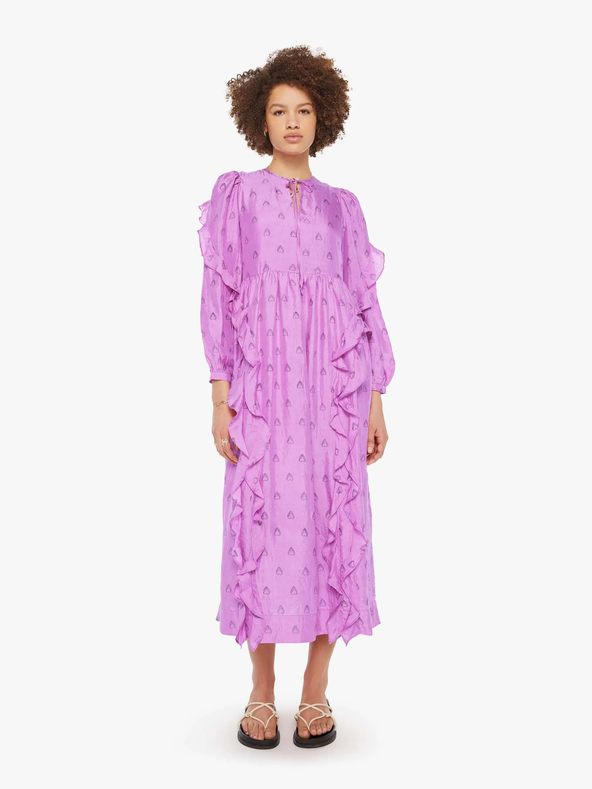 Alix Of Bohemia Lina Dress - Fuchsia Heart sold by MOTHER