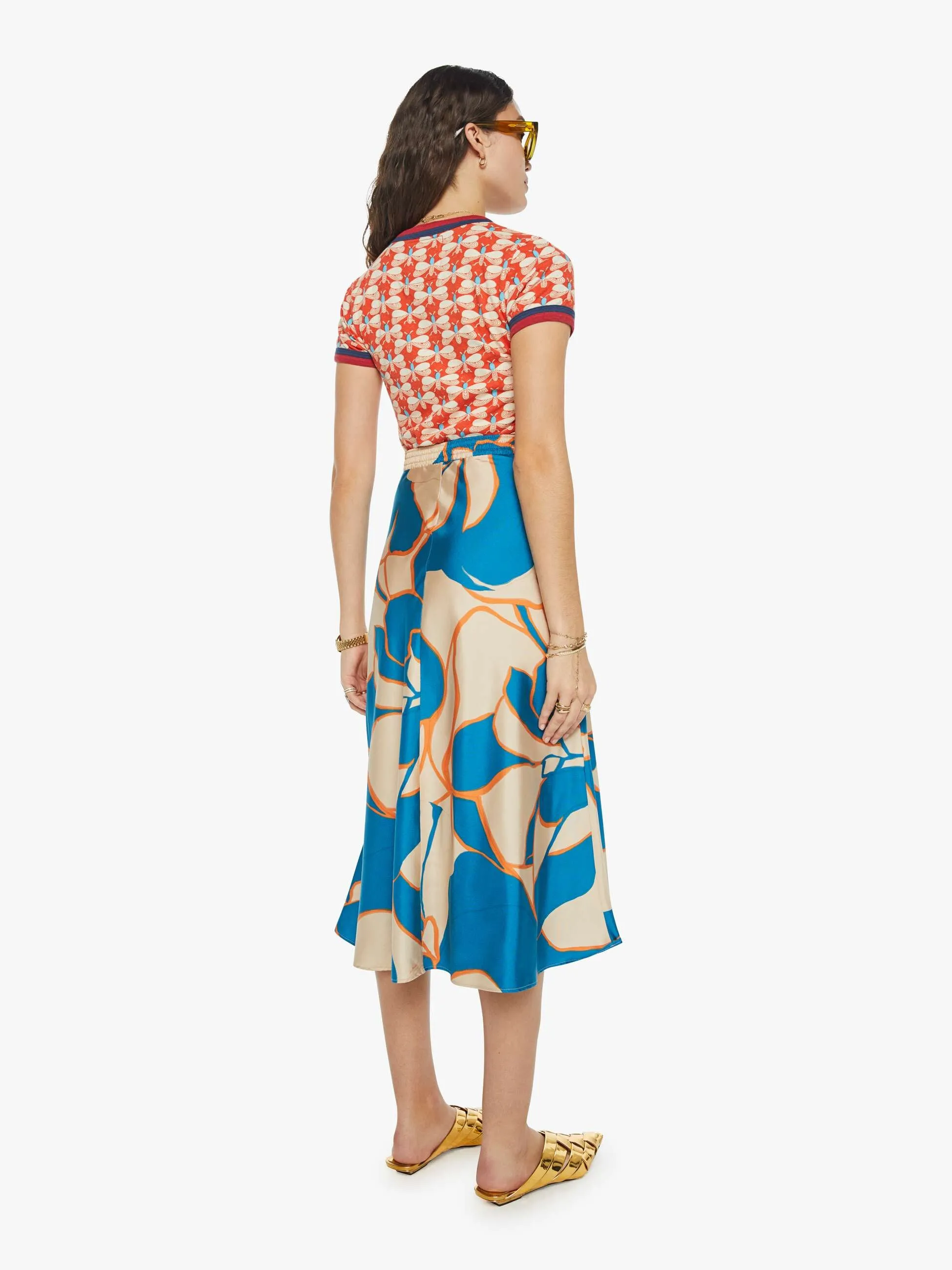 La DoubleJ x MOTHER Lungomare Skirt - Dea Dahlia sold by MOTHER product image thumbnail 4