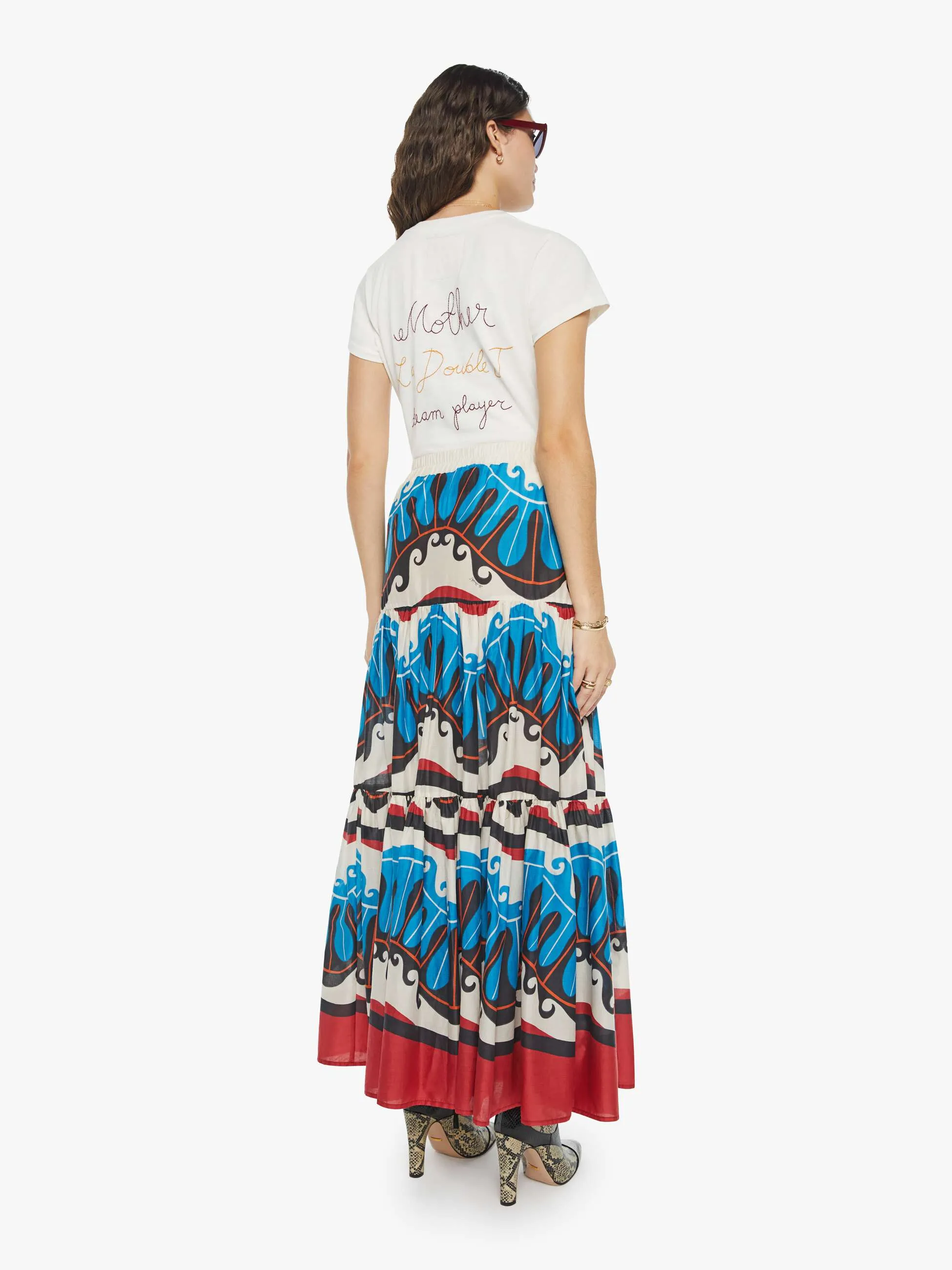 La DoubleJ x MOTHER Big Skirt - Pacific sold by MOTHER product image thumbnail 4