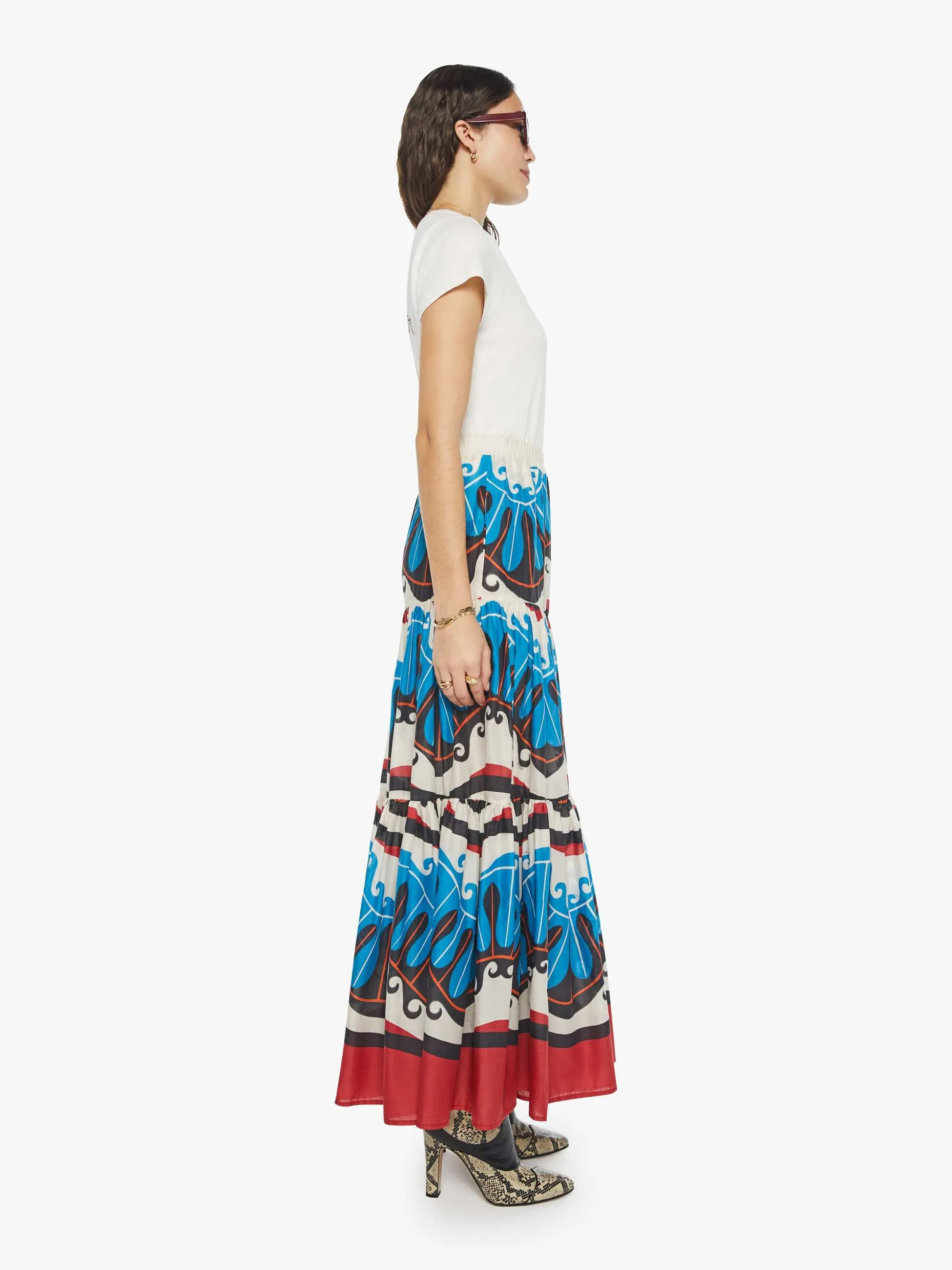La DoubleJ x MOTHER Big Skirt - Pacific sold by MOTHER product image thumbnail 3