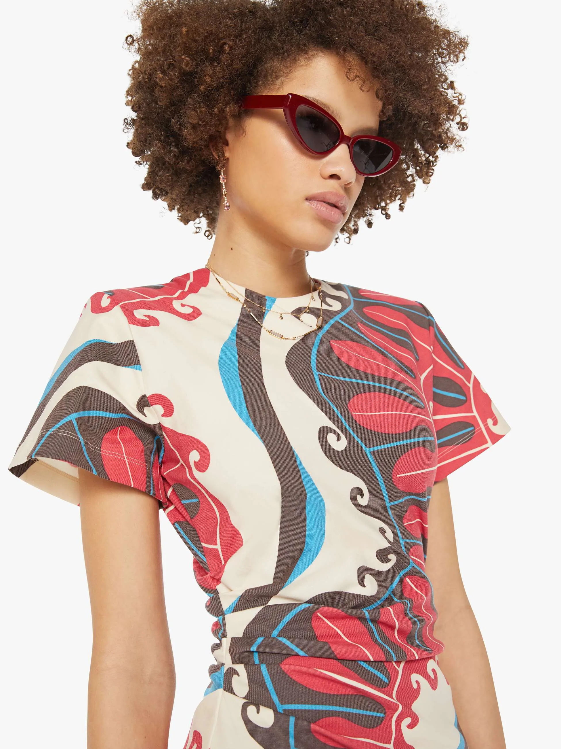 La DoubleJ x MOTHER Lela Dress - Pacific sold by MOTHER product image thumbnail 5