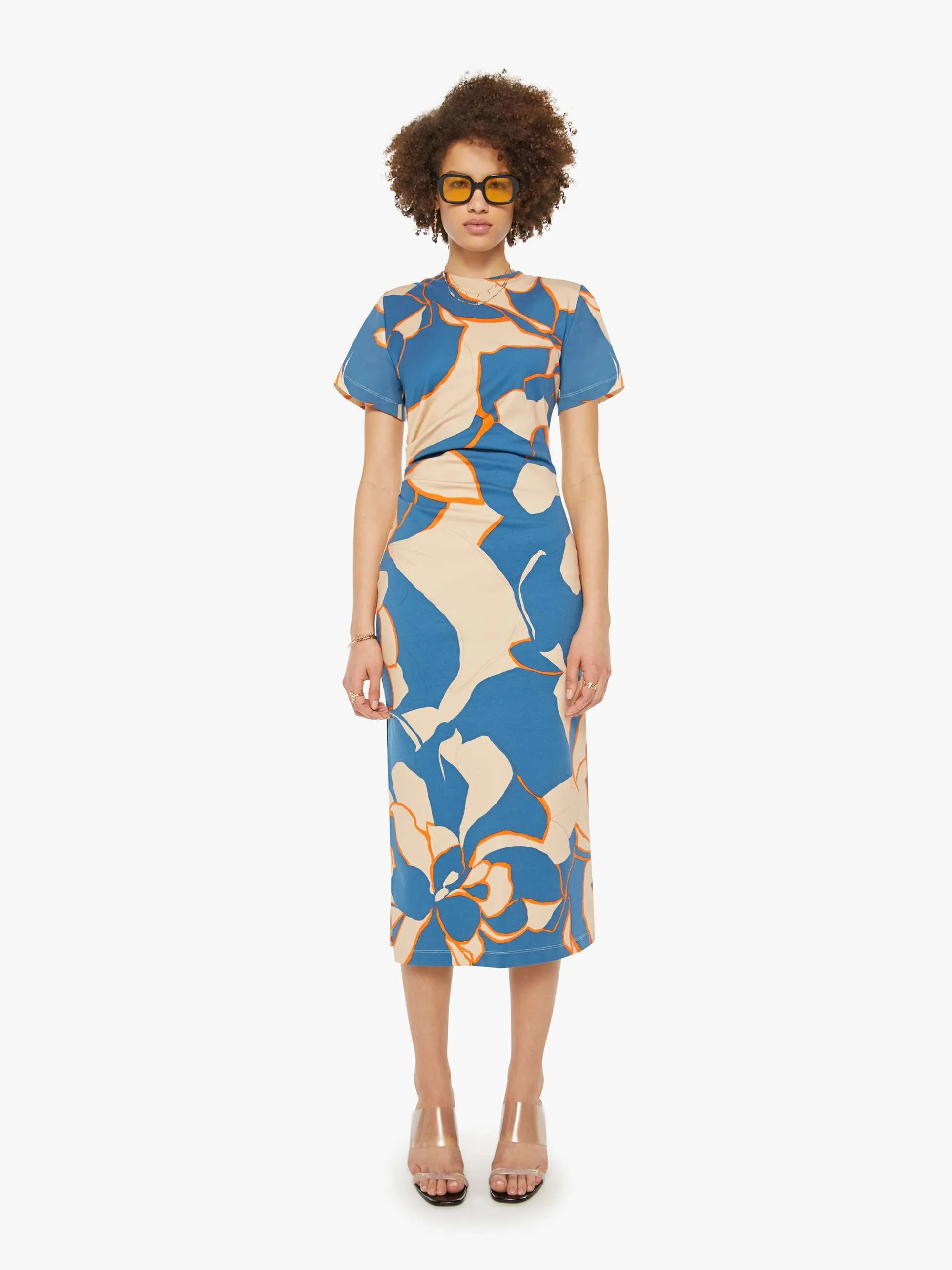 La DoubleJ x MOTHER Lela Dress - Dea Dahlia sold by MOTHER