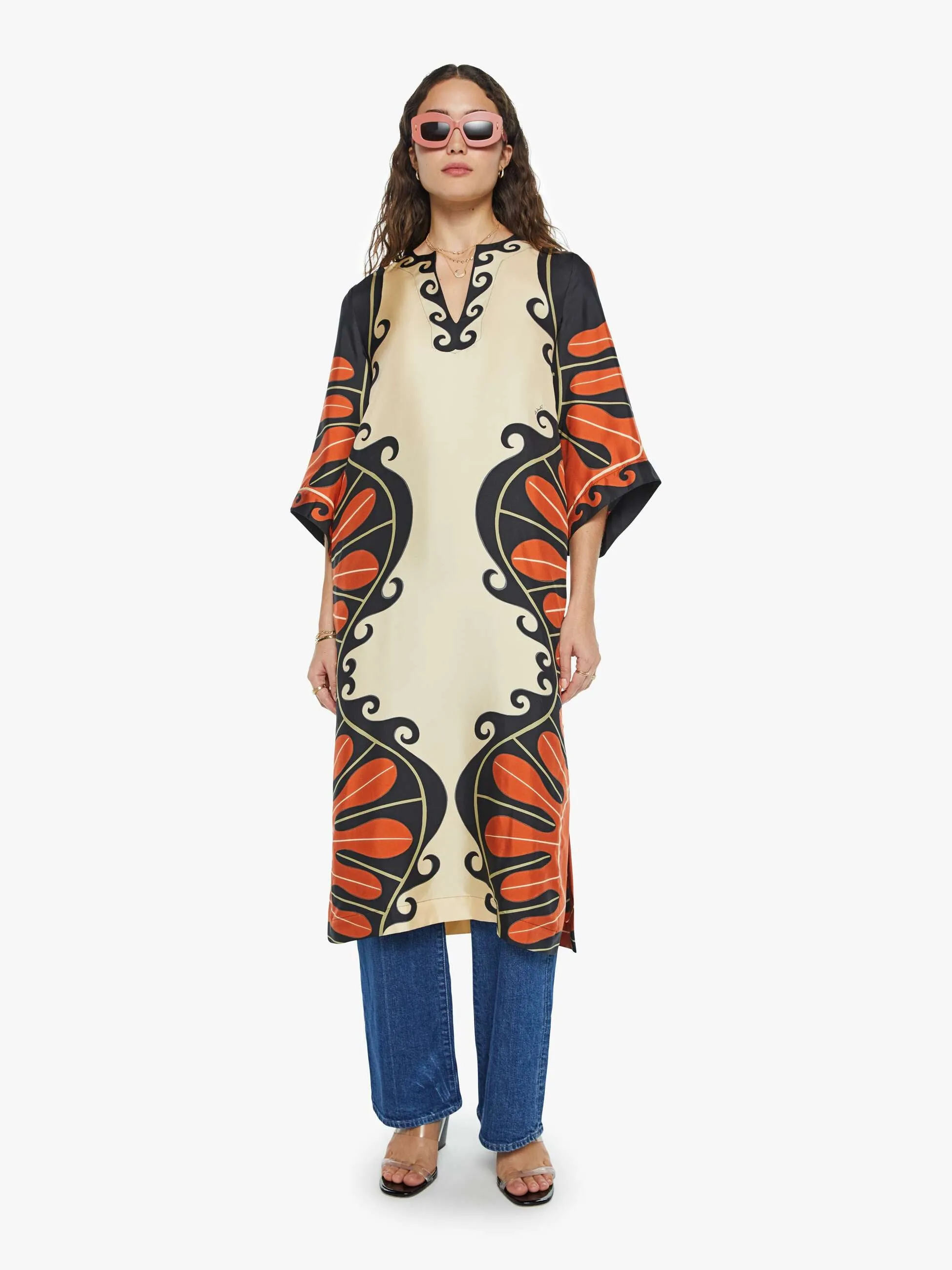 La DoubleJ x MOTHER The Kaftan - Pacific Placee sold by MOTHER product image thumbnail 2