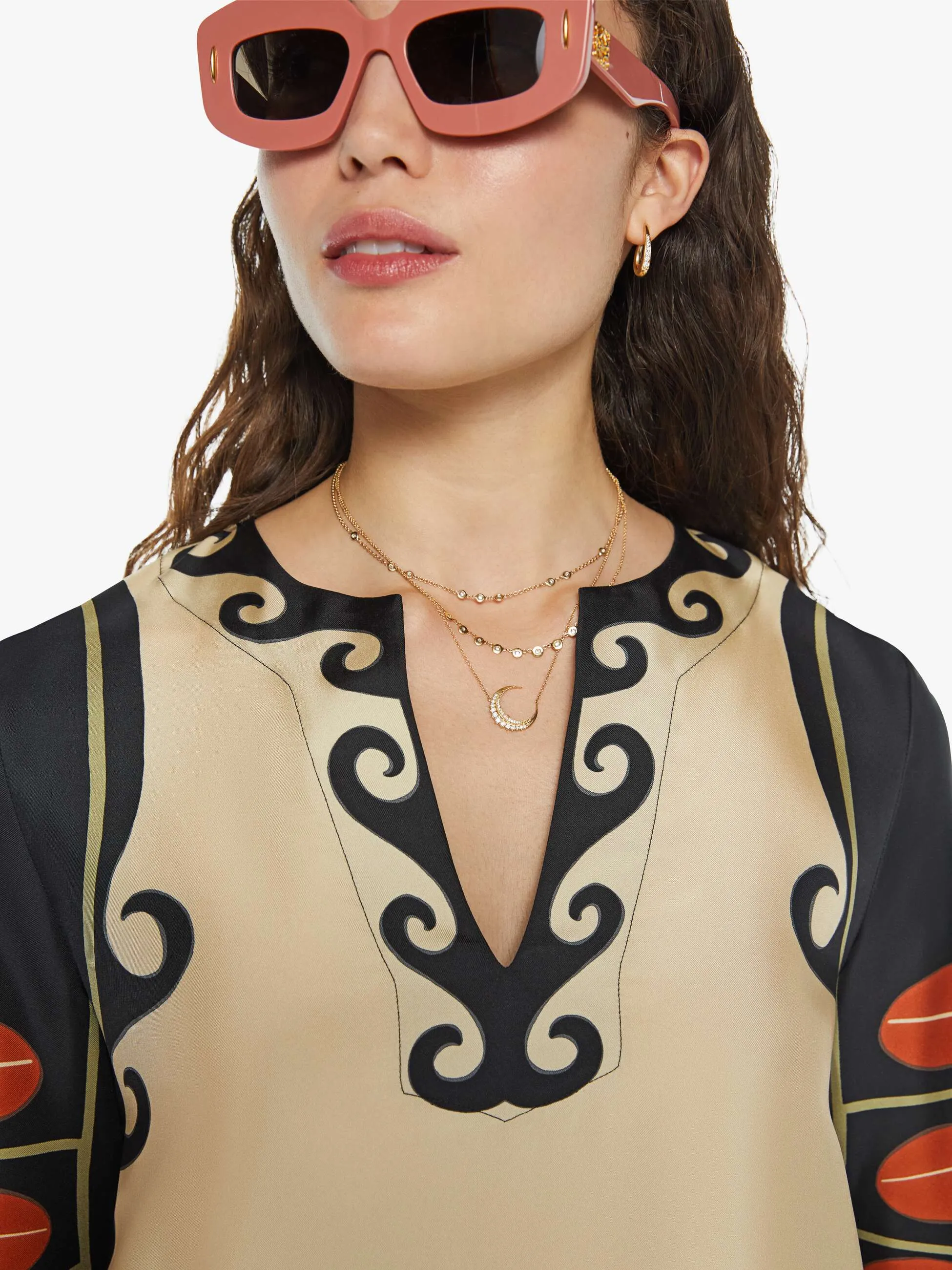 La DoubleJ x MOTHER The Kaftan - Pacific Placee sold by MOTHER product image thumbnail 5