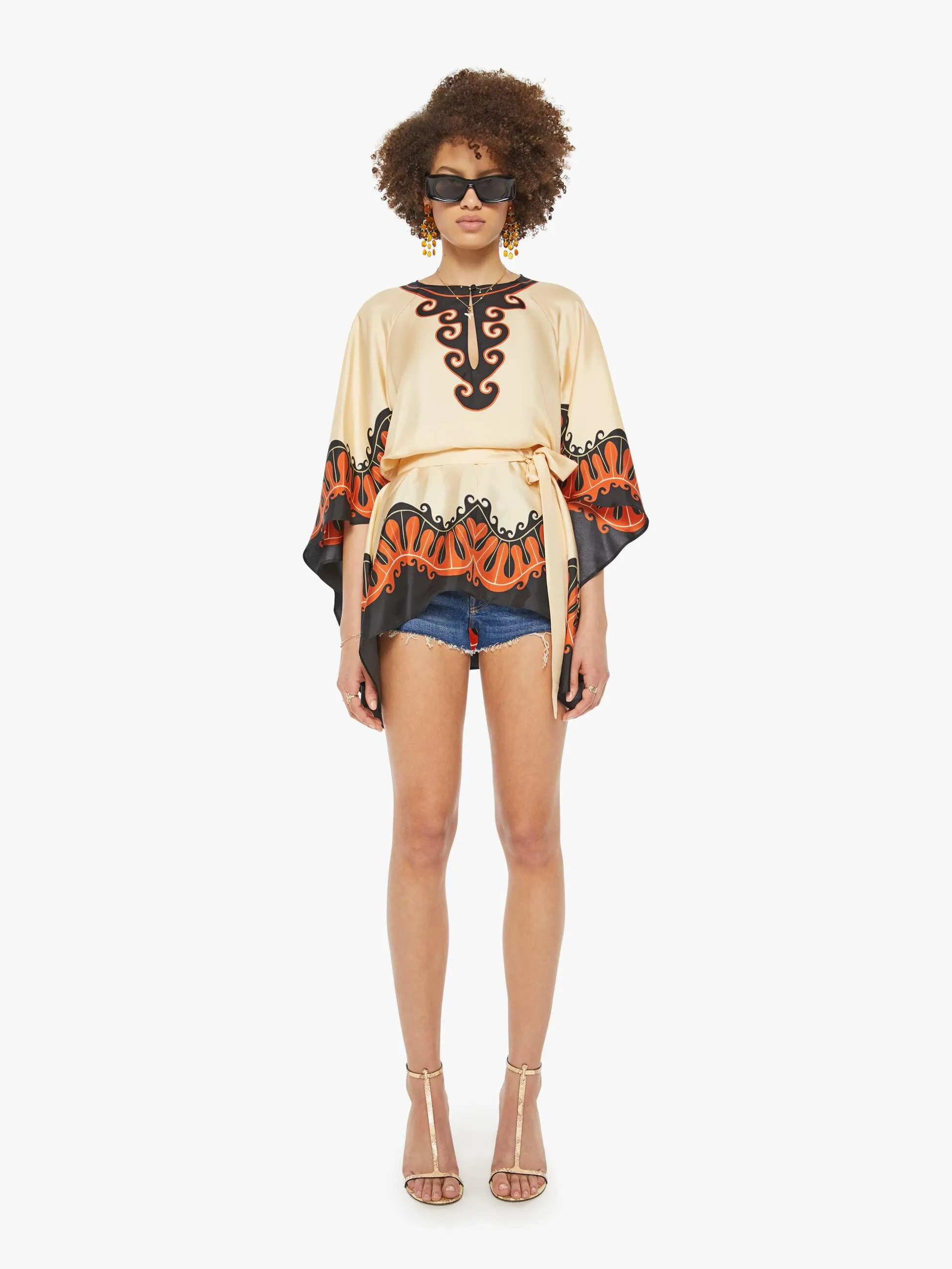 La DoubleJ x MOTHER Malibu Mini Dress - Pacific Placee sold by MOTHER product image thumbnail 5