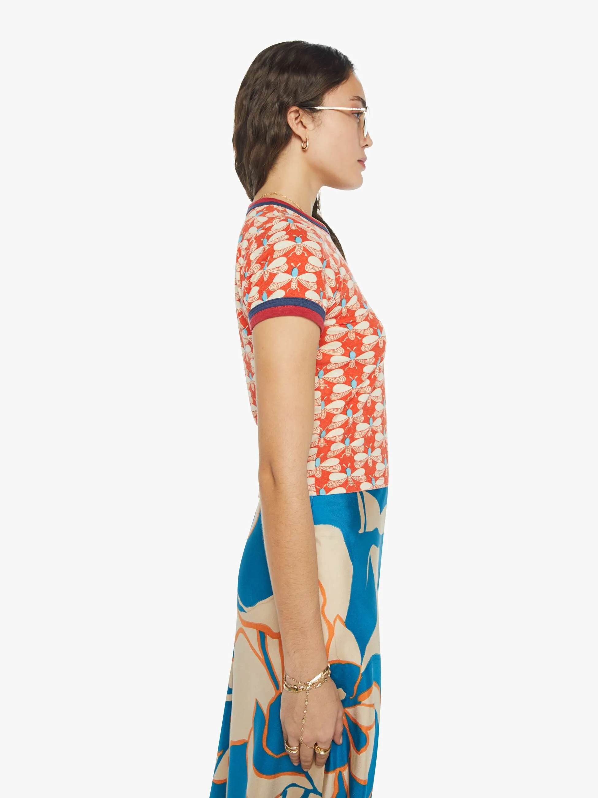 La DoubleJ x MOTHER The Itty Bitty Double Binder Ringer - Pull My Petaltail sold by MOTHER product image thumbnail 3