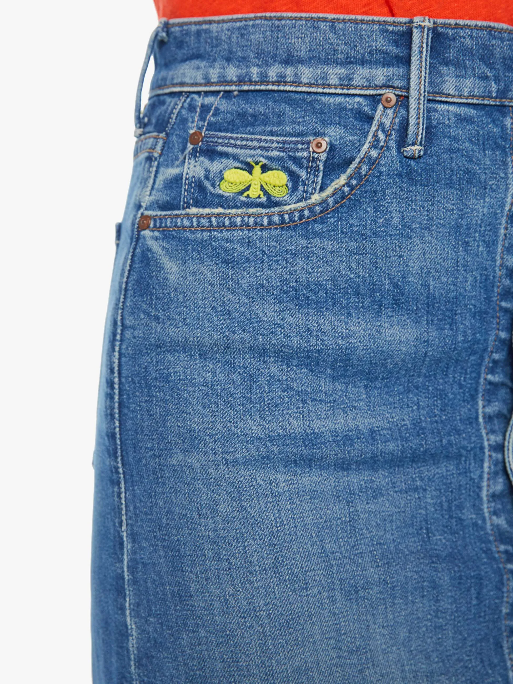 La DoubleJ x MOTHER The Button Vagabond Midi Skirt - Family Affairs sold by MOTHER product image thumbnail 5