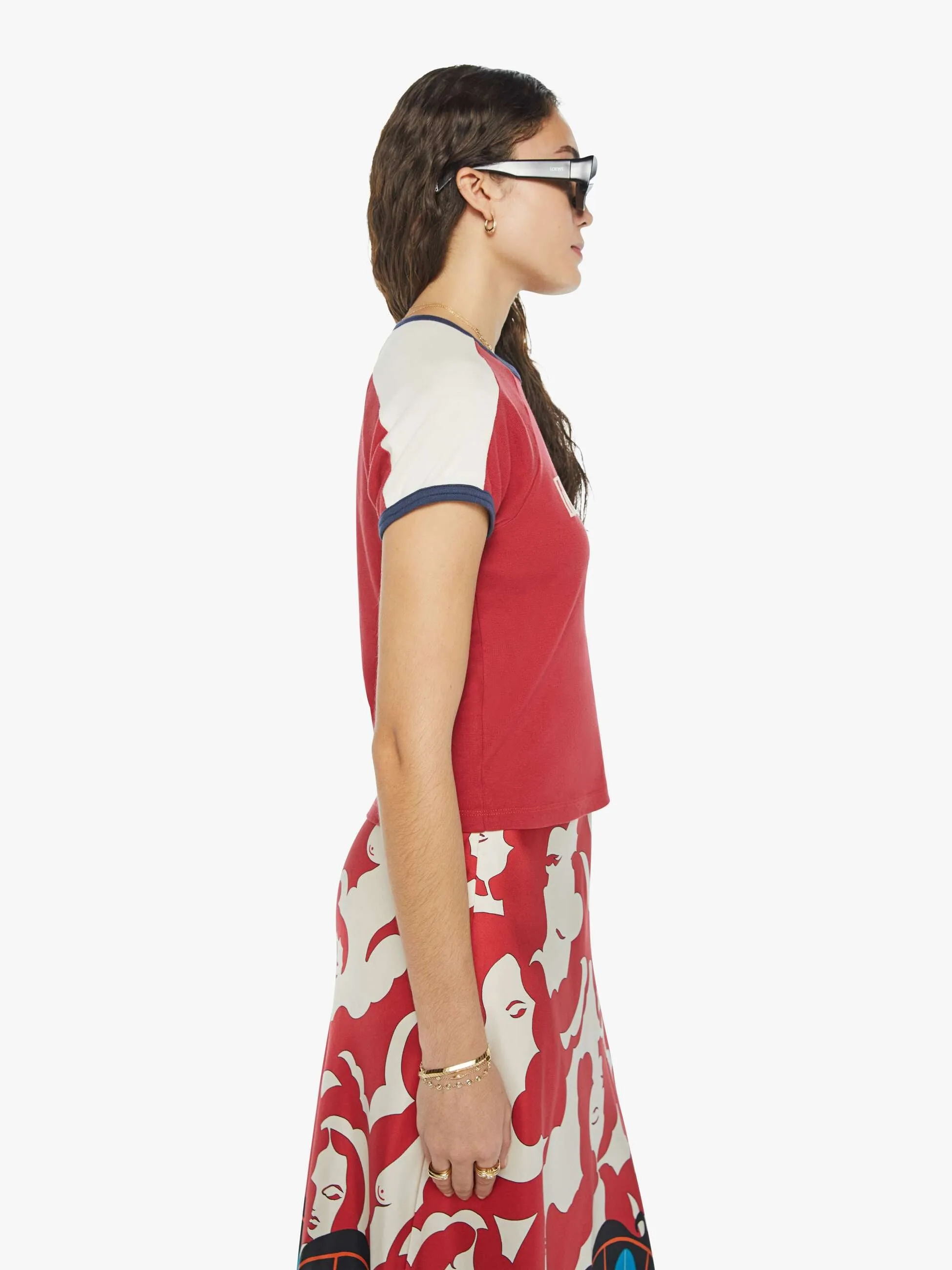 La DoubleJ x MOTHER The Itty Bitty Concert Racer - Ciao Mamma sold by MOTHER product image thumbnail 3