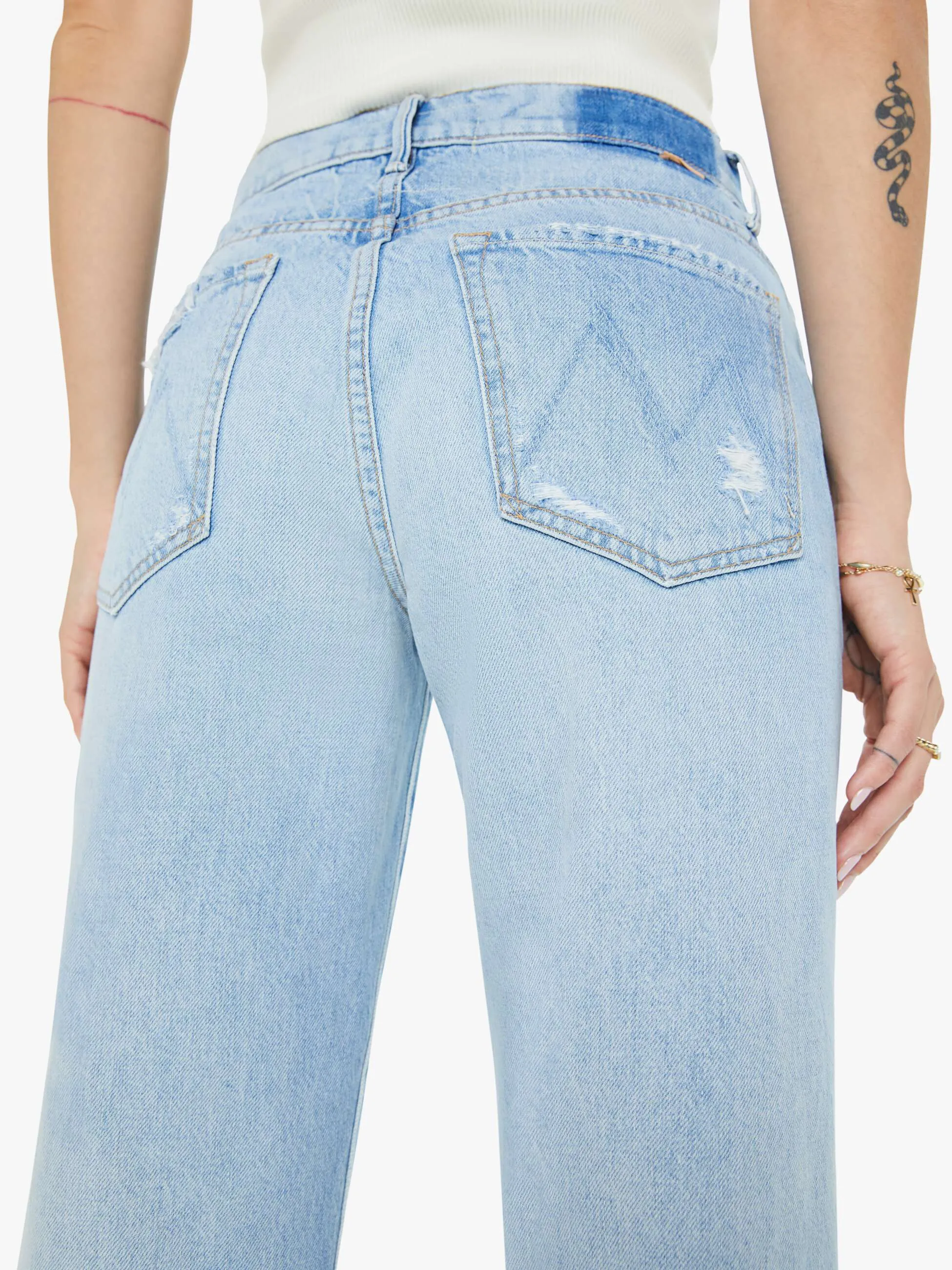 The Mid Rise Maven Ankle - Fleeing The Scene sold by MOTHER product image thumbnail 5