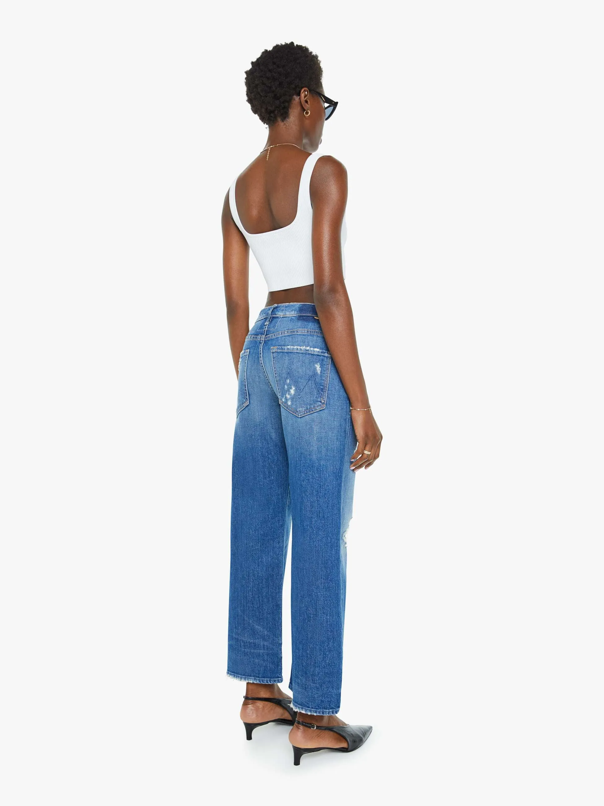 The Mid Rise Maven Ankle - Petty Theft sold by MOTHER product image thumbnail 4