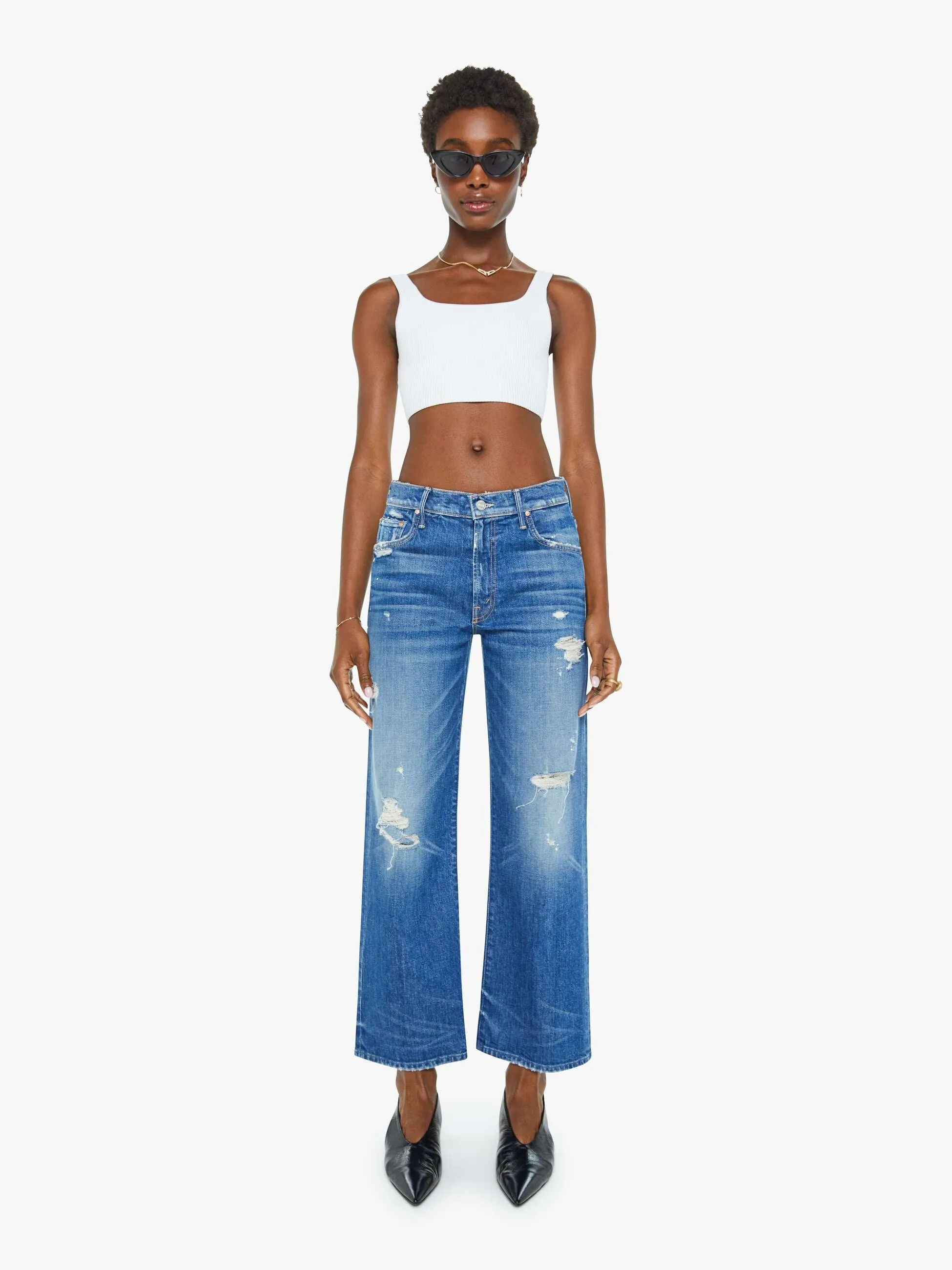 The Mid Rise Maven Ankle - Petty Theft sold by MOTHER product image thumbnail 2