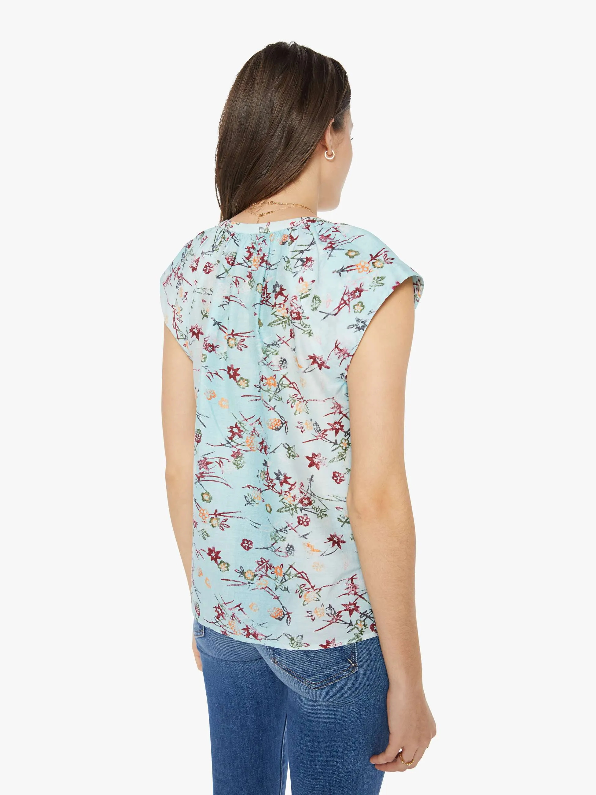 Maria Cher Keyla Top - Forest sold by MOTHER product image thumbnail 4