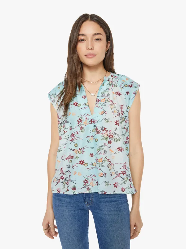 Maria Cher Keyla Top - Forest sold by MOTHER