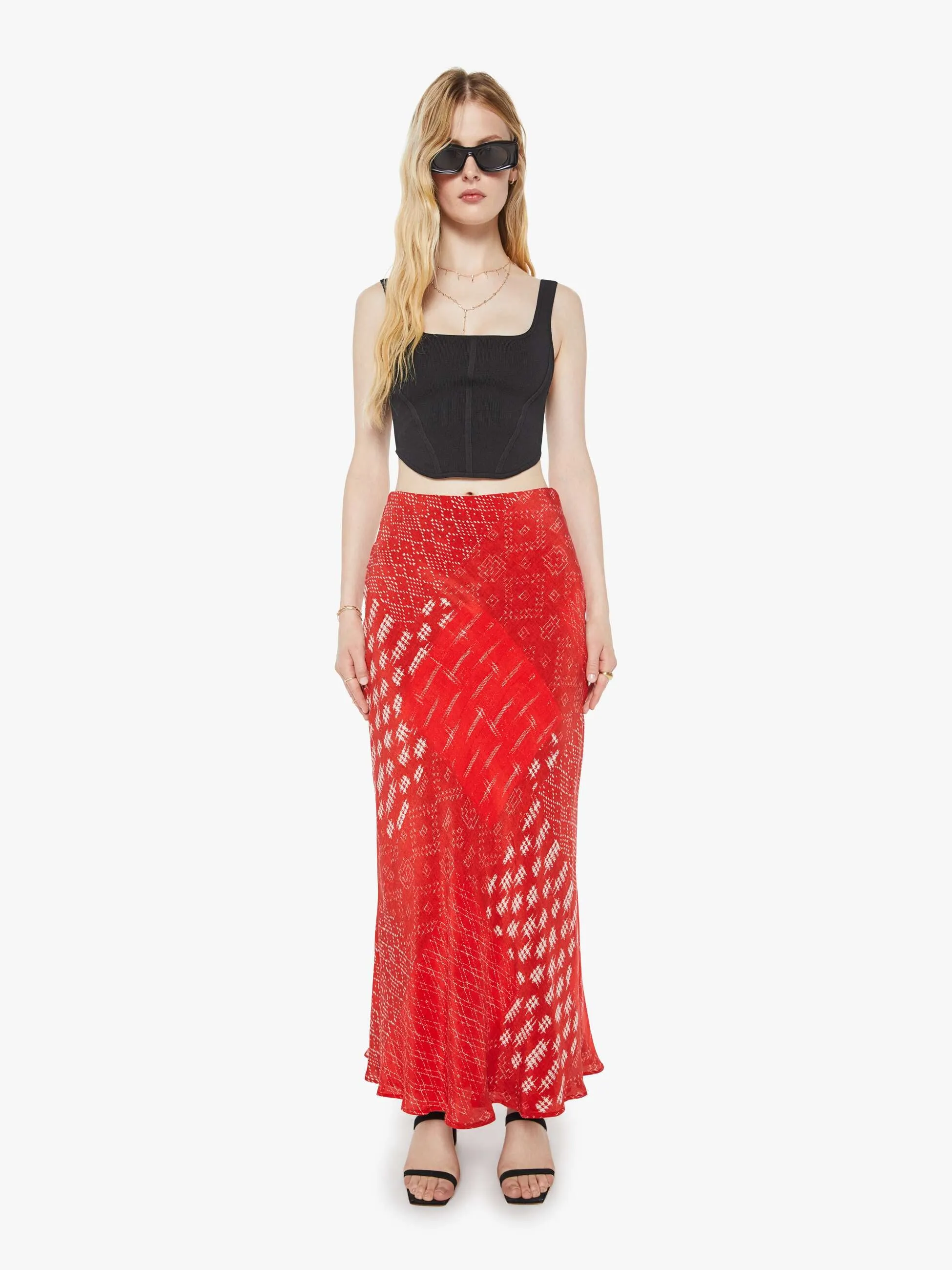 Maria Cher Alice Long Skirt - Zarate sold by MOTHER product image thumbnail 2