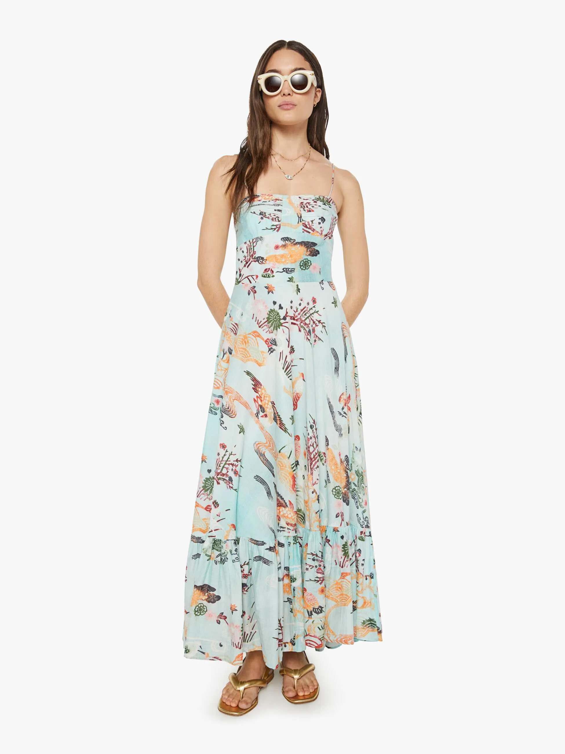 Maria Cher Vivian Midi Dress - Dorrego sold by MOTHER product image thumbnail 2