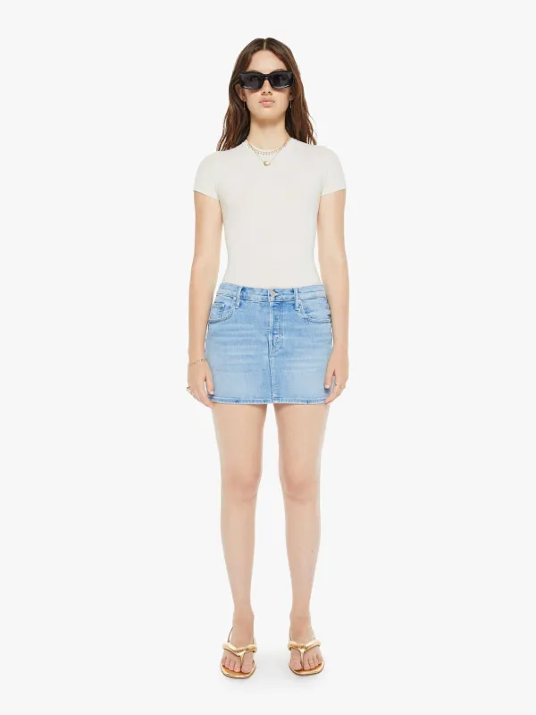 The Vagabond Mini Skirt - Tune In, Tune Out sold by MOTHER