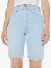 High Waisted Rider Bermuda Short Fray - Cowabunga sold by MOTHER